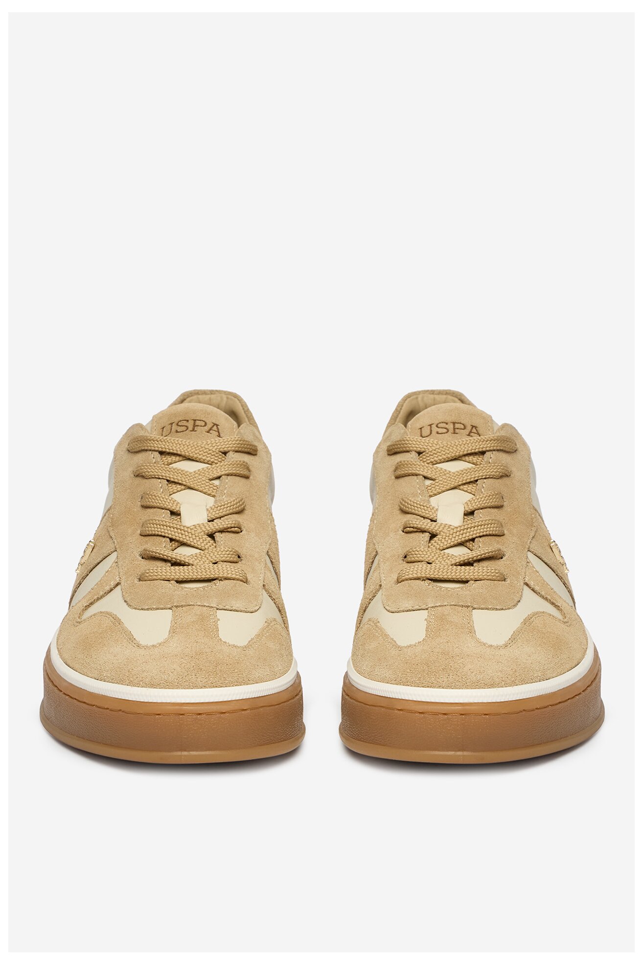 Sneakers U.S. POLO ASSN. EO-HAIRY001W/6LS1 Kremowy