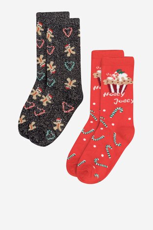 Čarape Jenny Fairy 4WB-002-AW23 (2-PACK) CRVENA