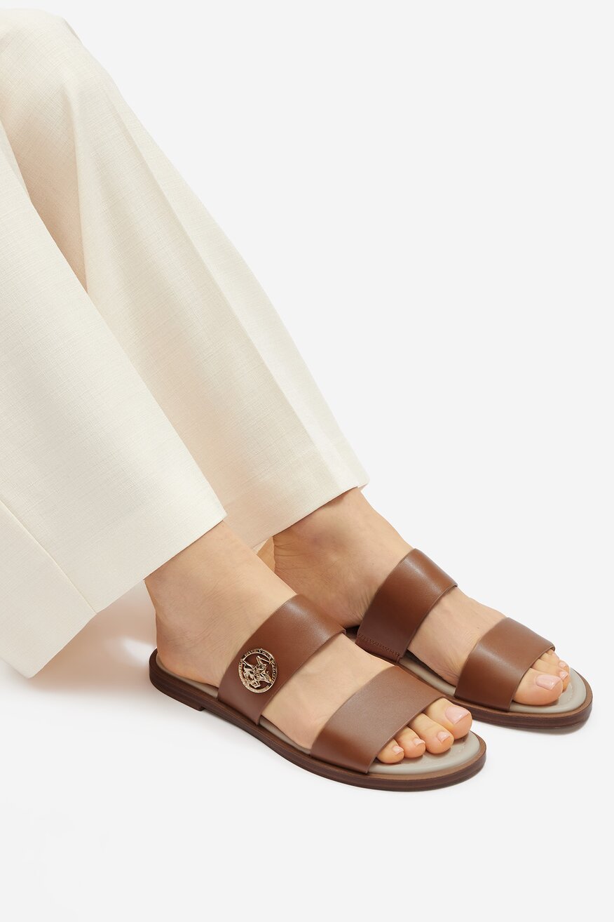 Șlapi Beverly Hills Polo Club CREM - 5906751054635