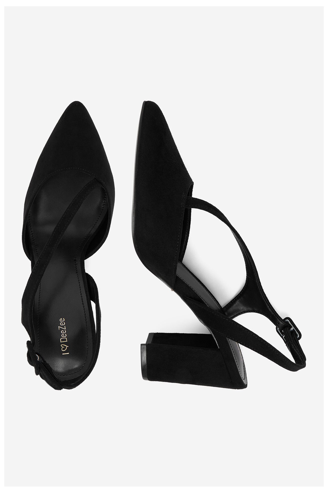 Czółenka DeeZee CEO-CD25-052-1 Czarny