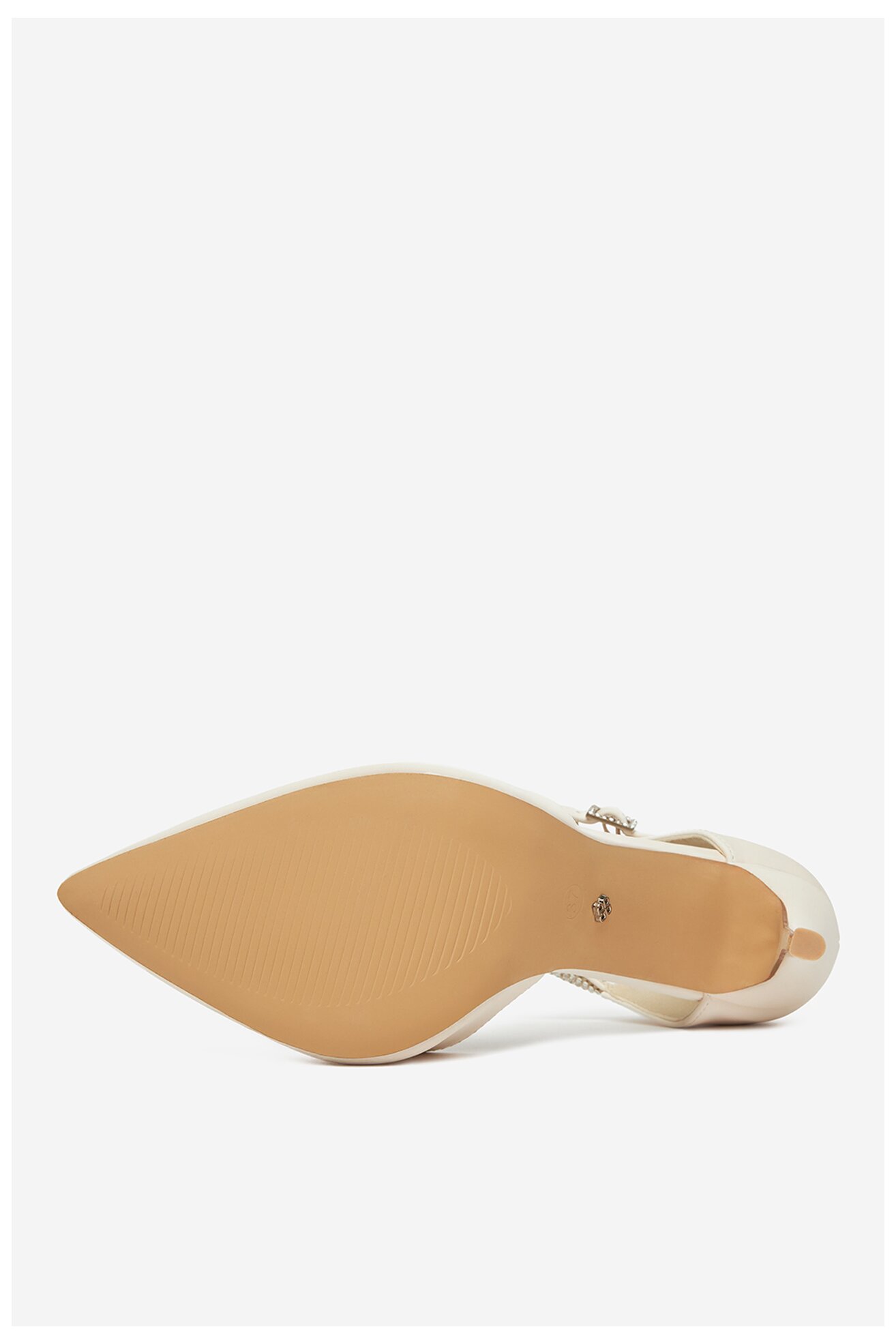 Czółenka DeeZee AJ-97503-3 Kremowy