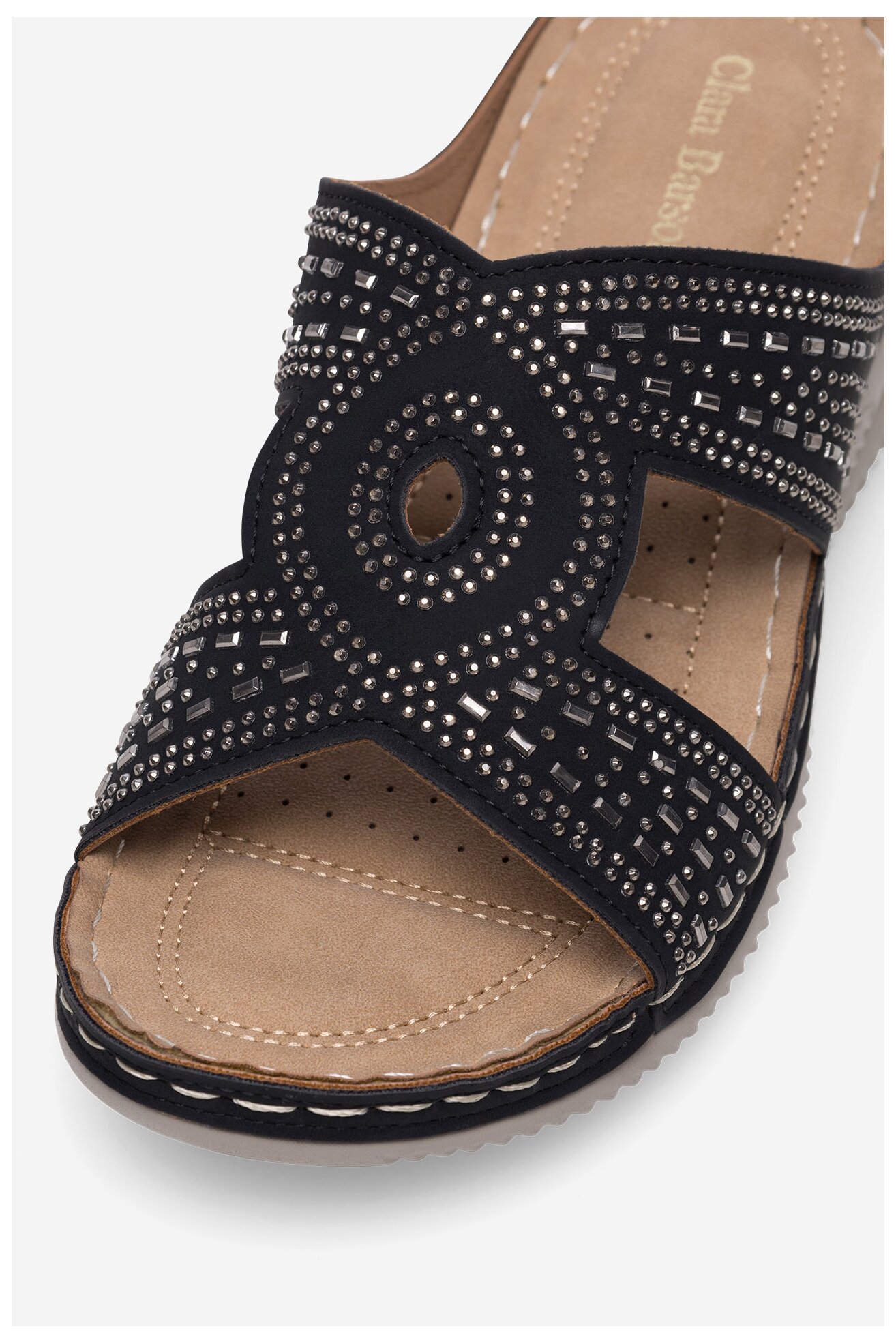 Шльопанець Clara Barson WYL05010-30 ЧОРНИЙ