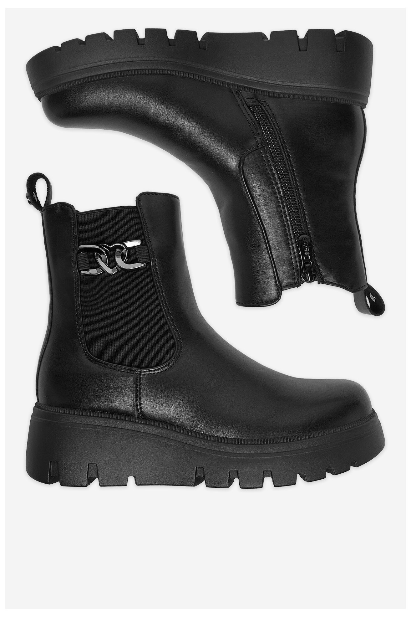 Botki DeeZee CEO-CS6620-01 Czarny