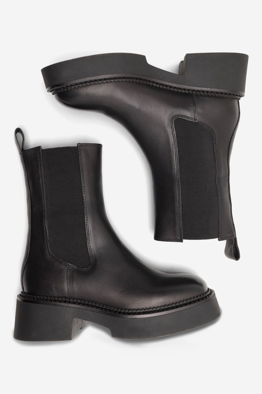 
                Gino Rossi - Skórzane botki - 5905588094081