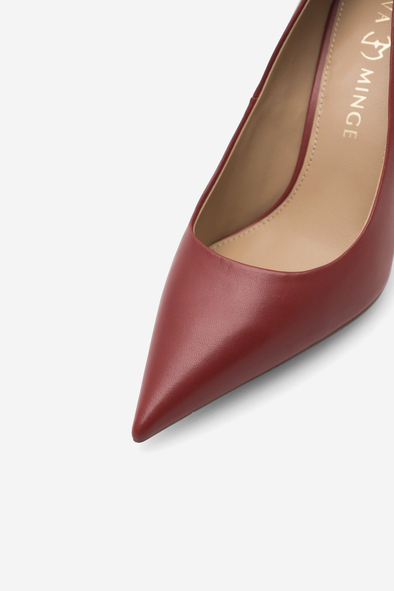 Körömcipő EVA MINGE EVORA-V1278-08-8 SÖTÉTPIROS