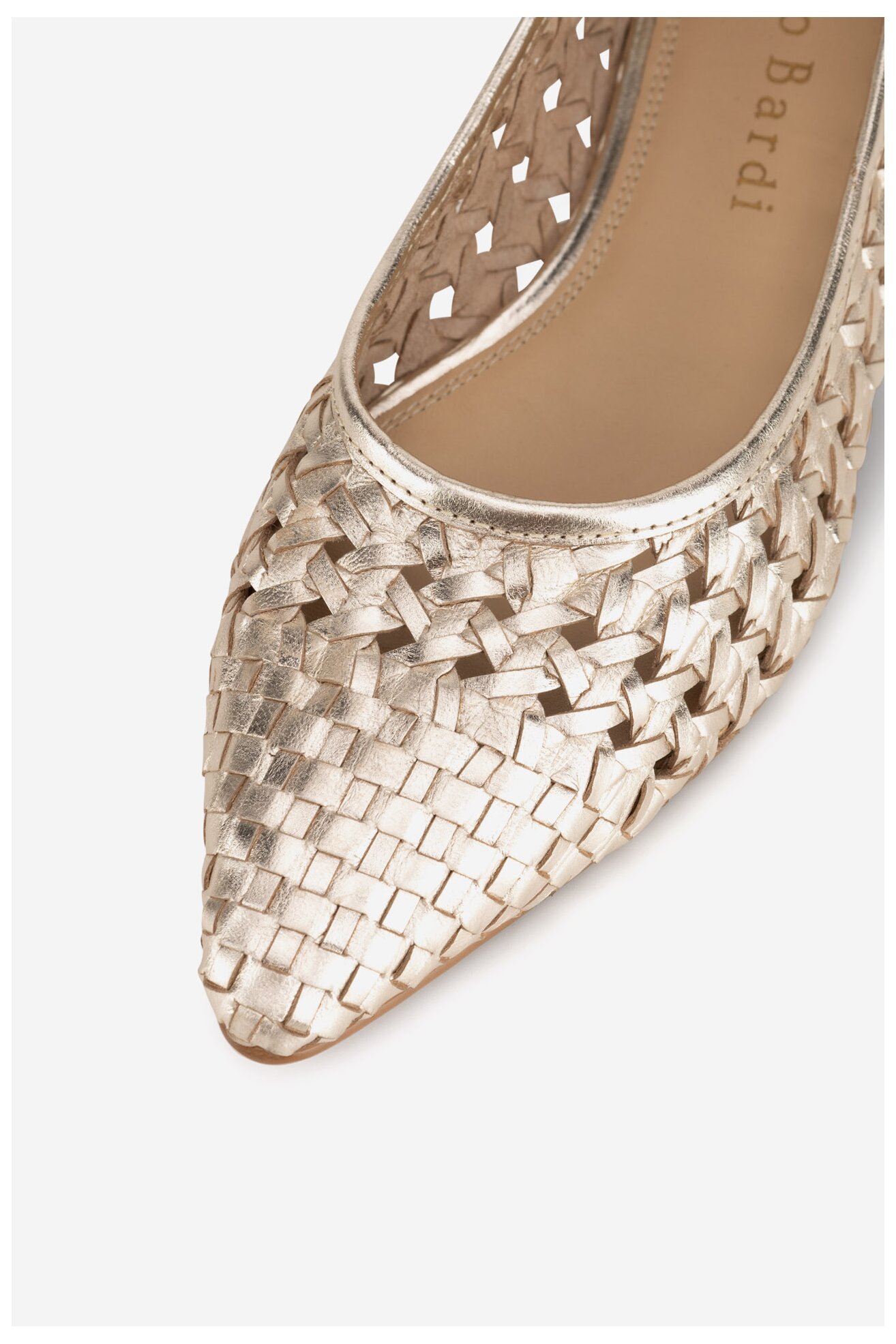 Baleriny Sergio Bardi WI40-F1101-01SB Złoty