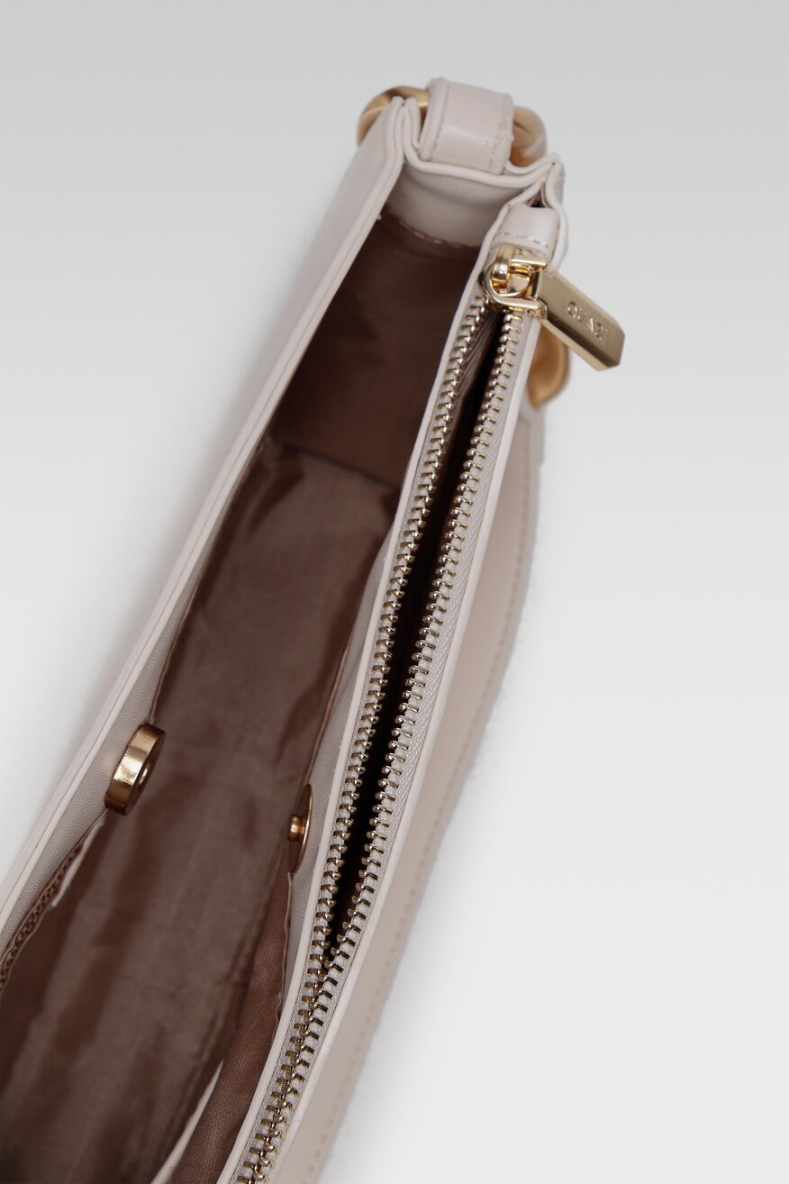 
                Quazi - Torebka bagietka pastelowa beżowa - 5904248188269