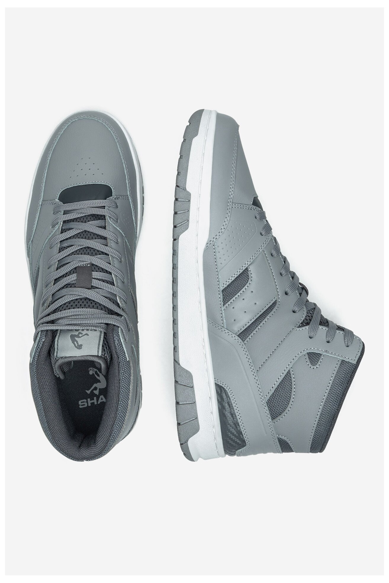 Кросівки спортивні SHAQ BREAKER MID AQ95013M-NV СВІТЛО-СІРИЙ