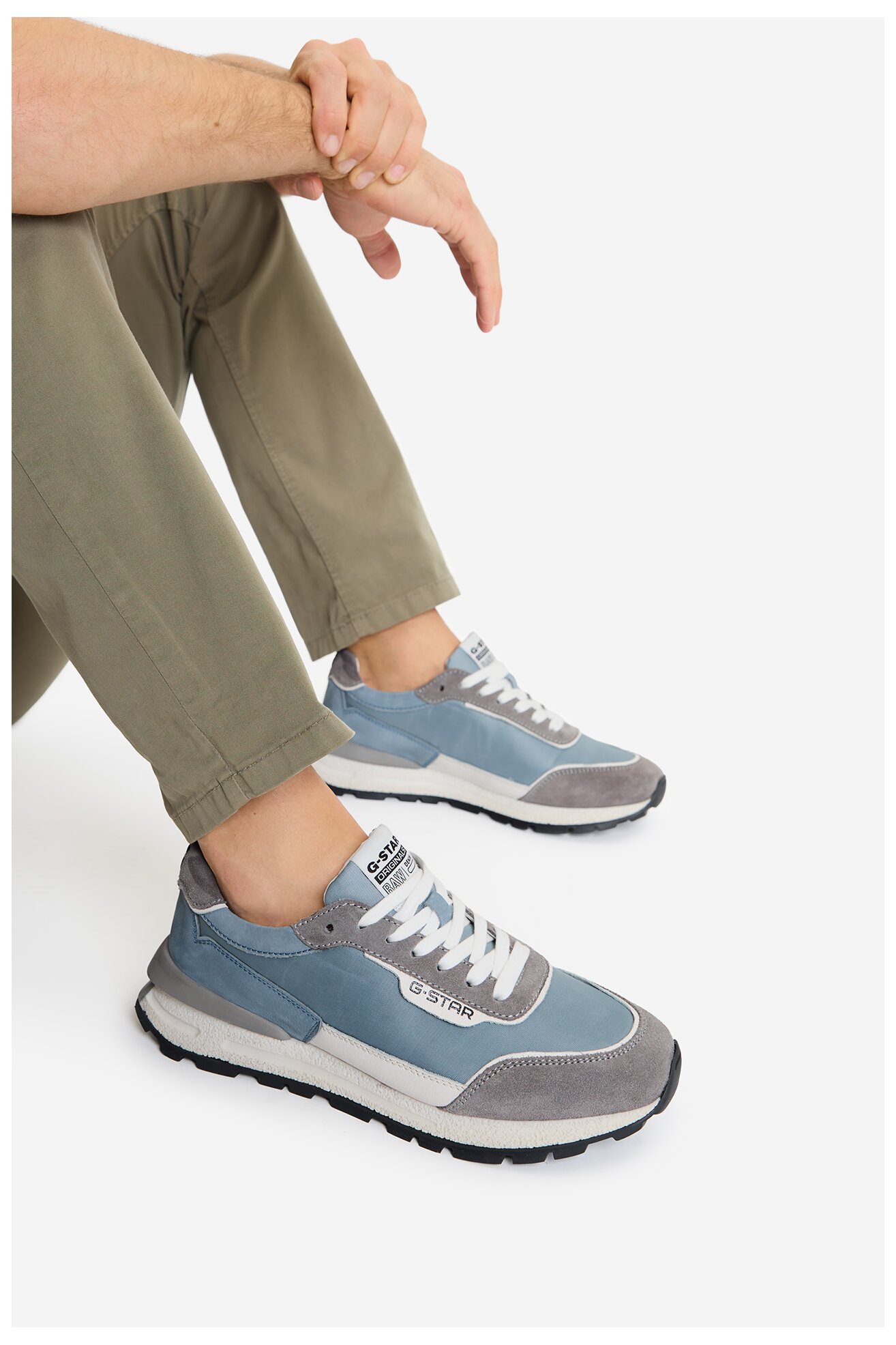 Sneakers G-STAR RAW EO-KIOTOII-01 MI08 Błękitny