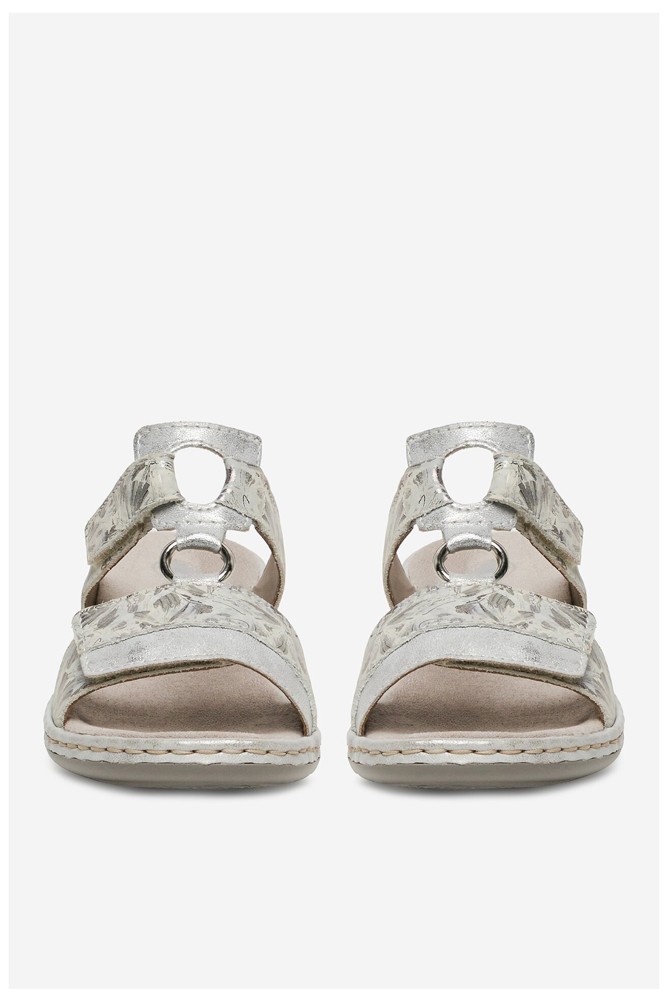 Șlapi Rieker 659X6-80 ARGINTIU