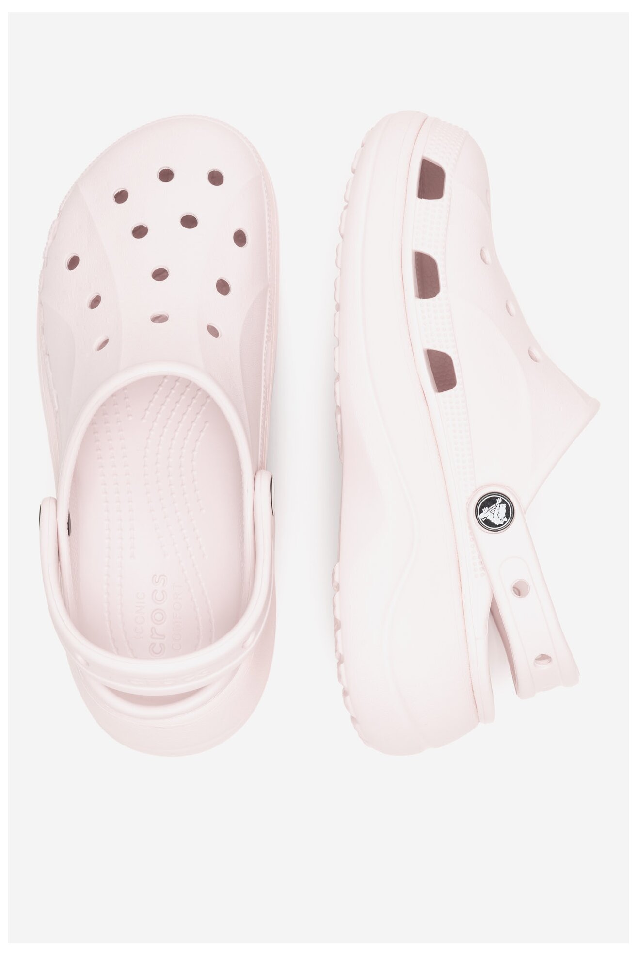 Klapki basenowe Crocs C-BAYA PLATFORM CLOG 208186-6PI Różowy