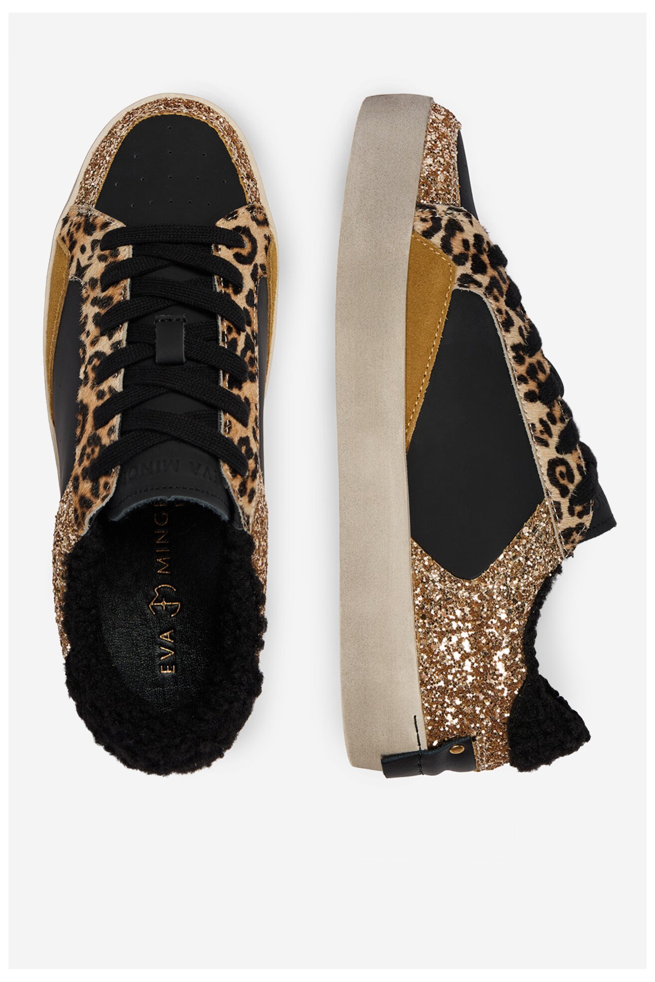 Напівчеревик EVA MINGE EO-AHRI-251503F ЧОРНИЙ