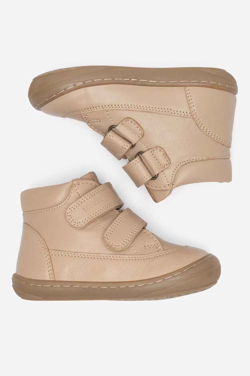 Šněrovací vyšší obuv Lasocki Kids BÉŽOVÁ - 5905588744733