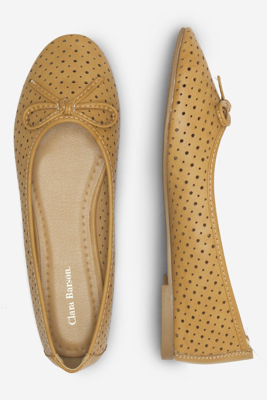 Baleriny Clara Barson CAMEL - 5905588401063