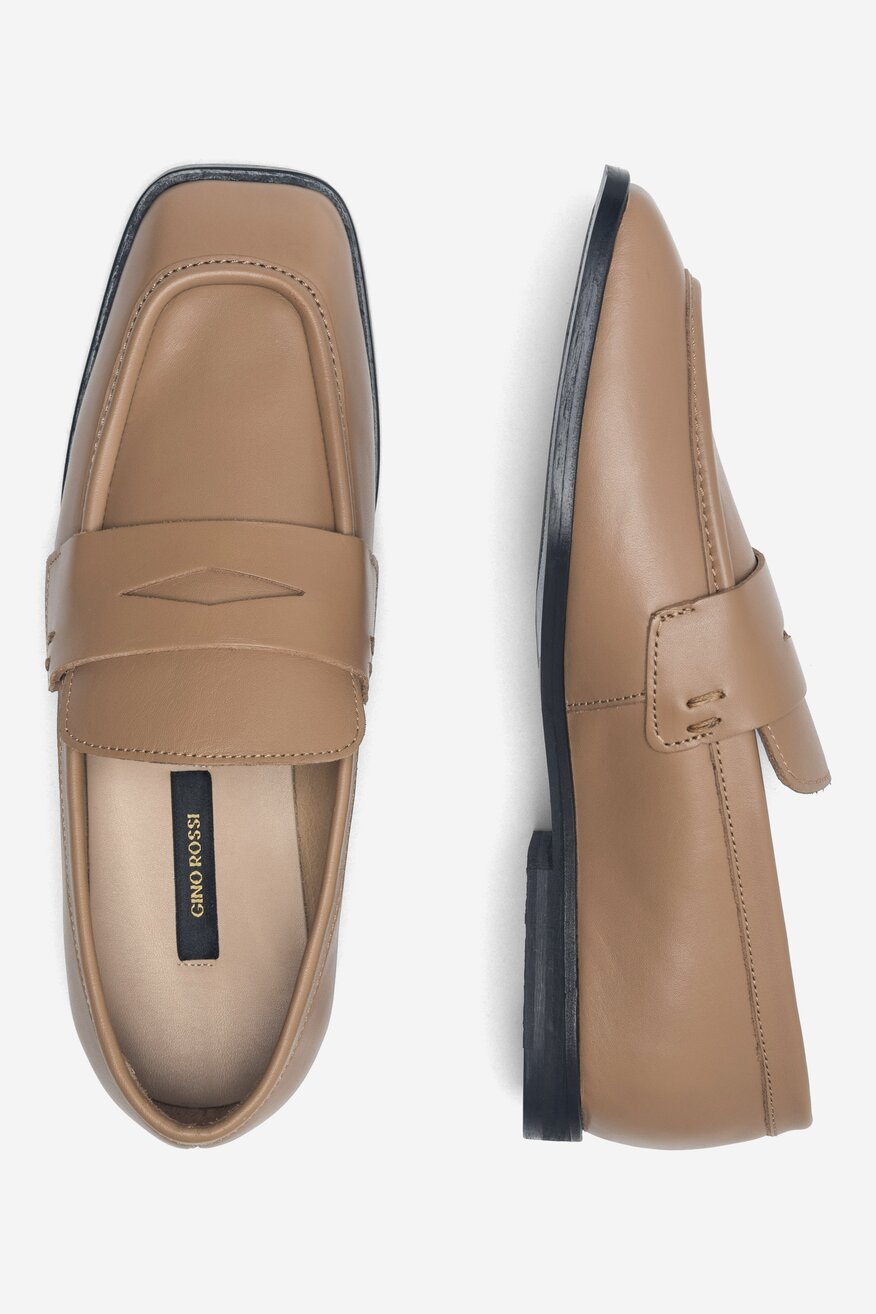 Gino Rossi - Loafersy skórzane - 5904862793573