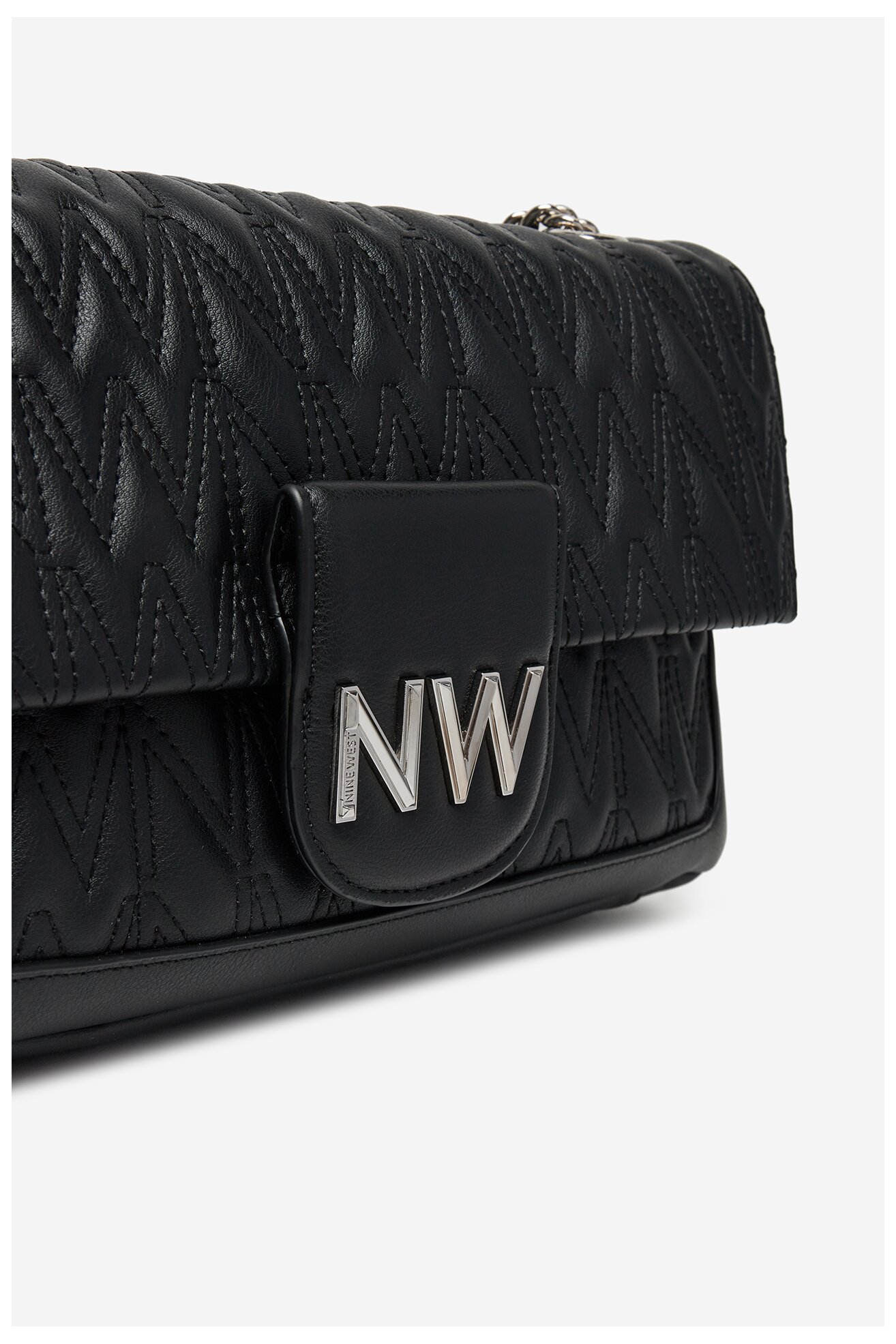 Kézitáska NINE WEST CEO-ASTORIA-ALLURE-LX10165 FEKETE