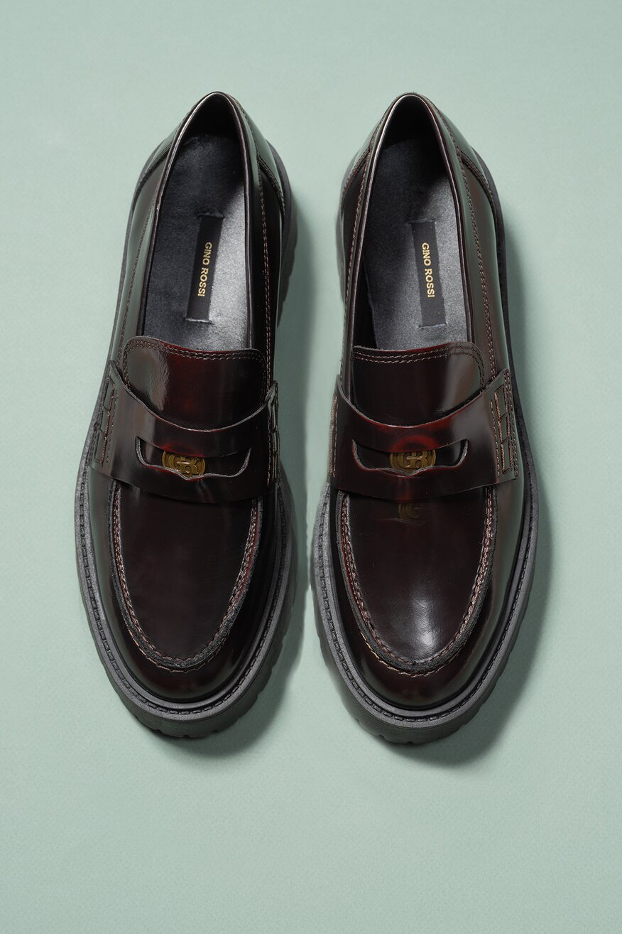 Gino Rossi - Loafersy skórzane - 5906751373699