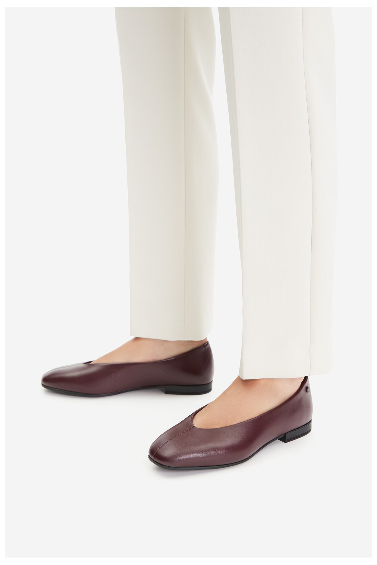 Baleriny Lasocki CEO-RST-ROMI-67 BORDÓ