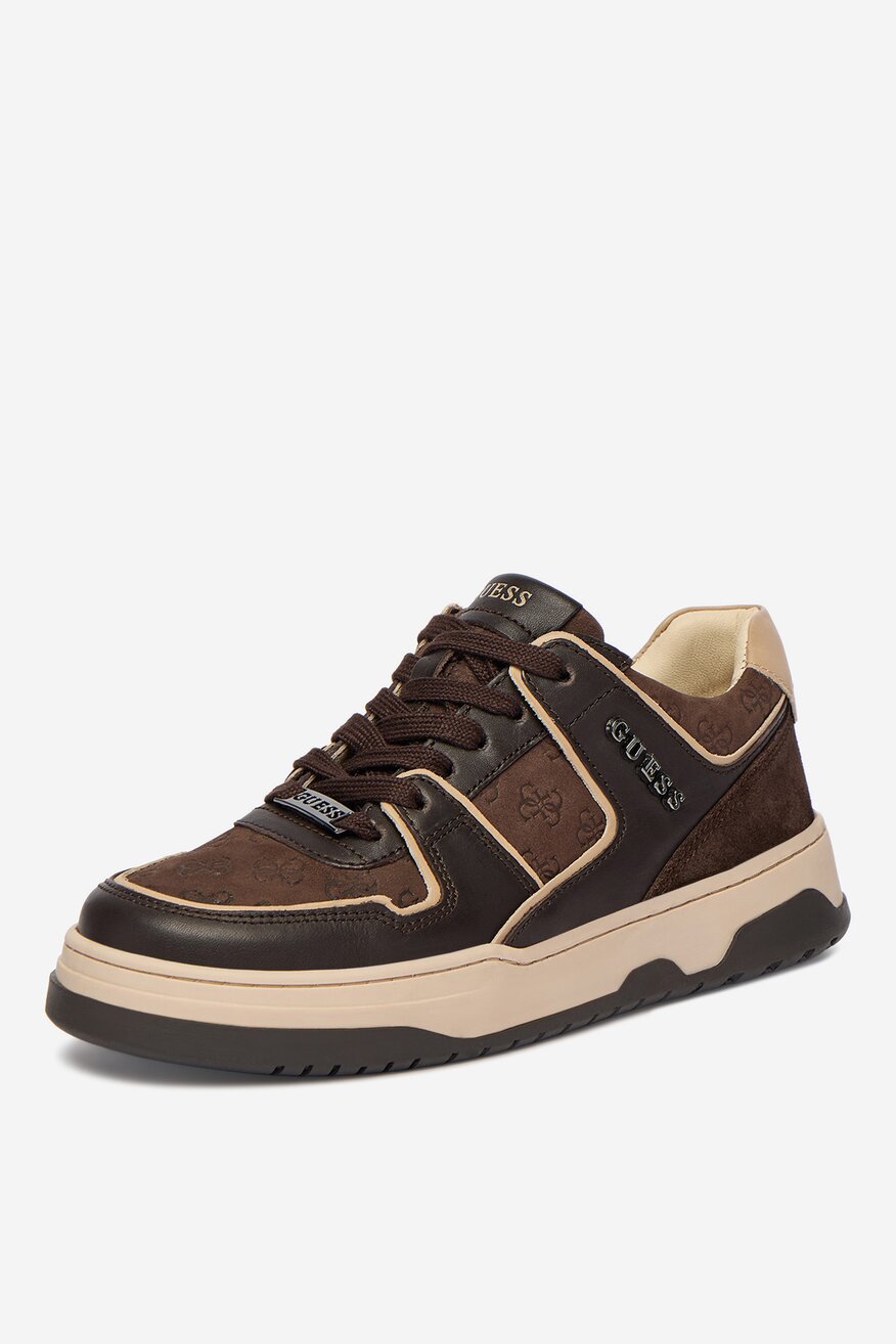 
                GUESS KIDS - Sneakersy skórzane - 5906751791523