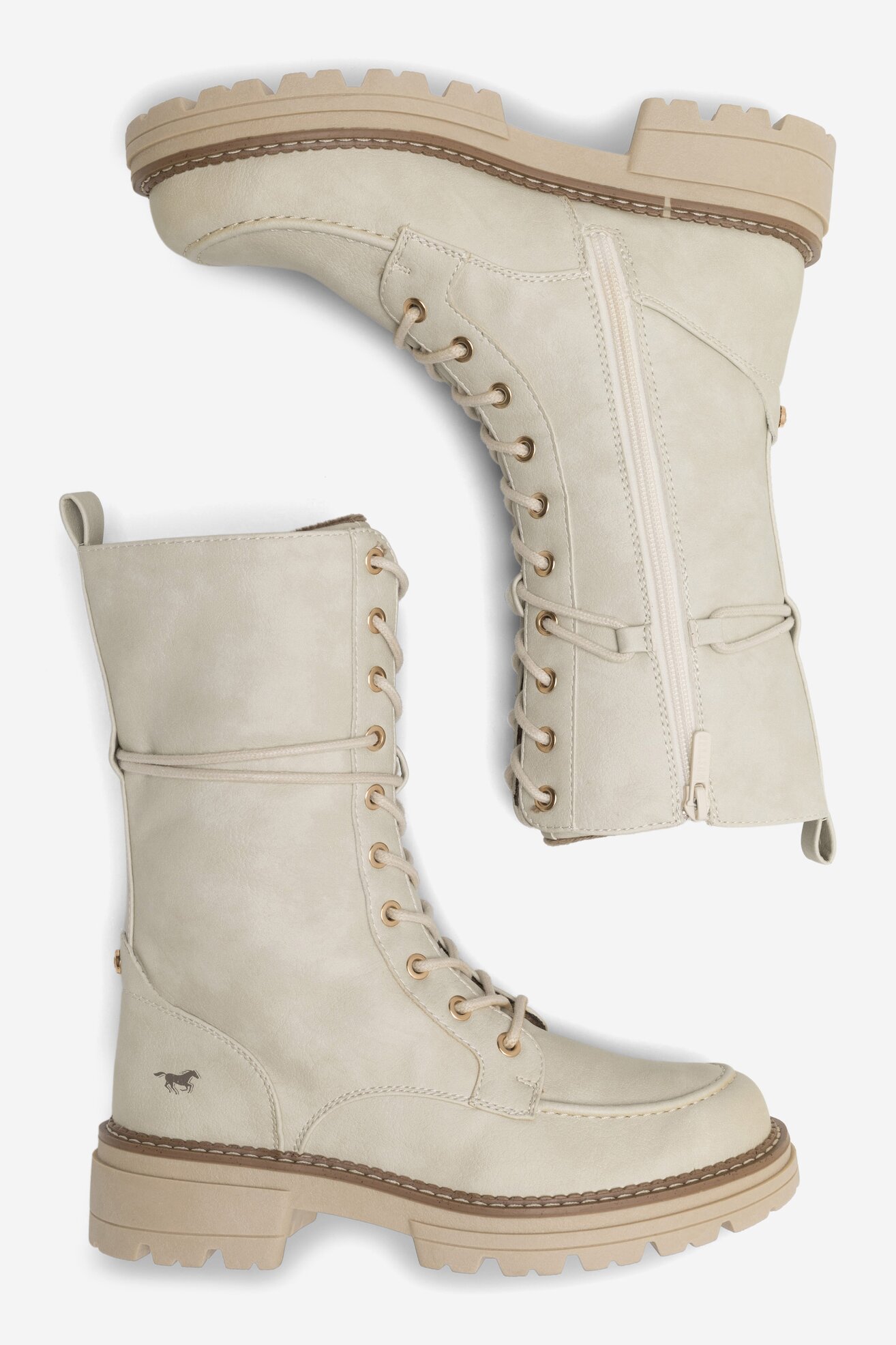 Боти Mustang 1437-503 БЯЛ