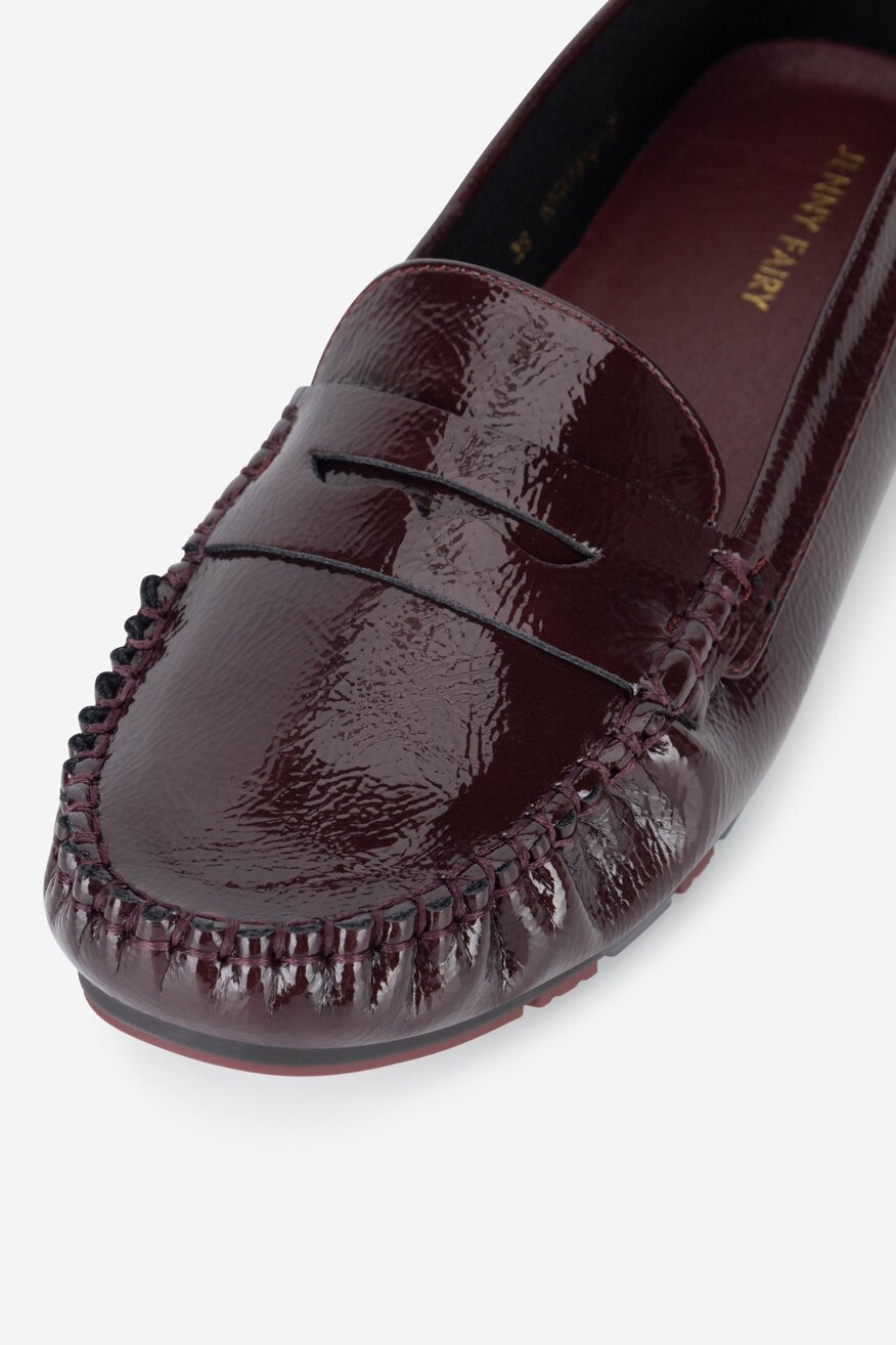 Mokasíny Jenny Fairy BORDÓ - 5905588793946