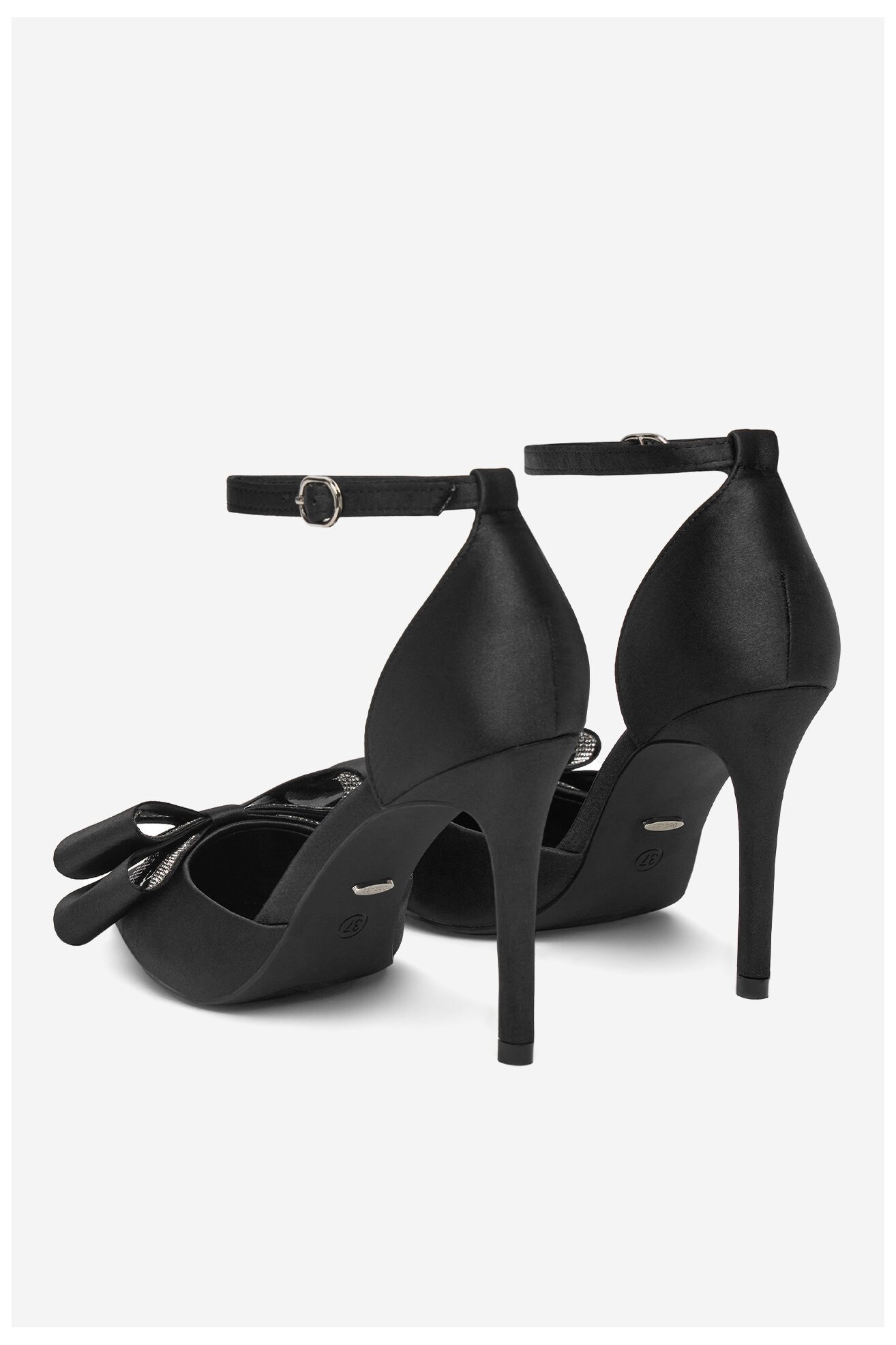 Pantofi cu toc DeeZee GA0-0727 NEGRU