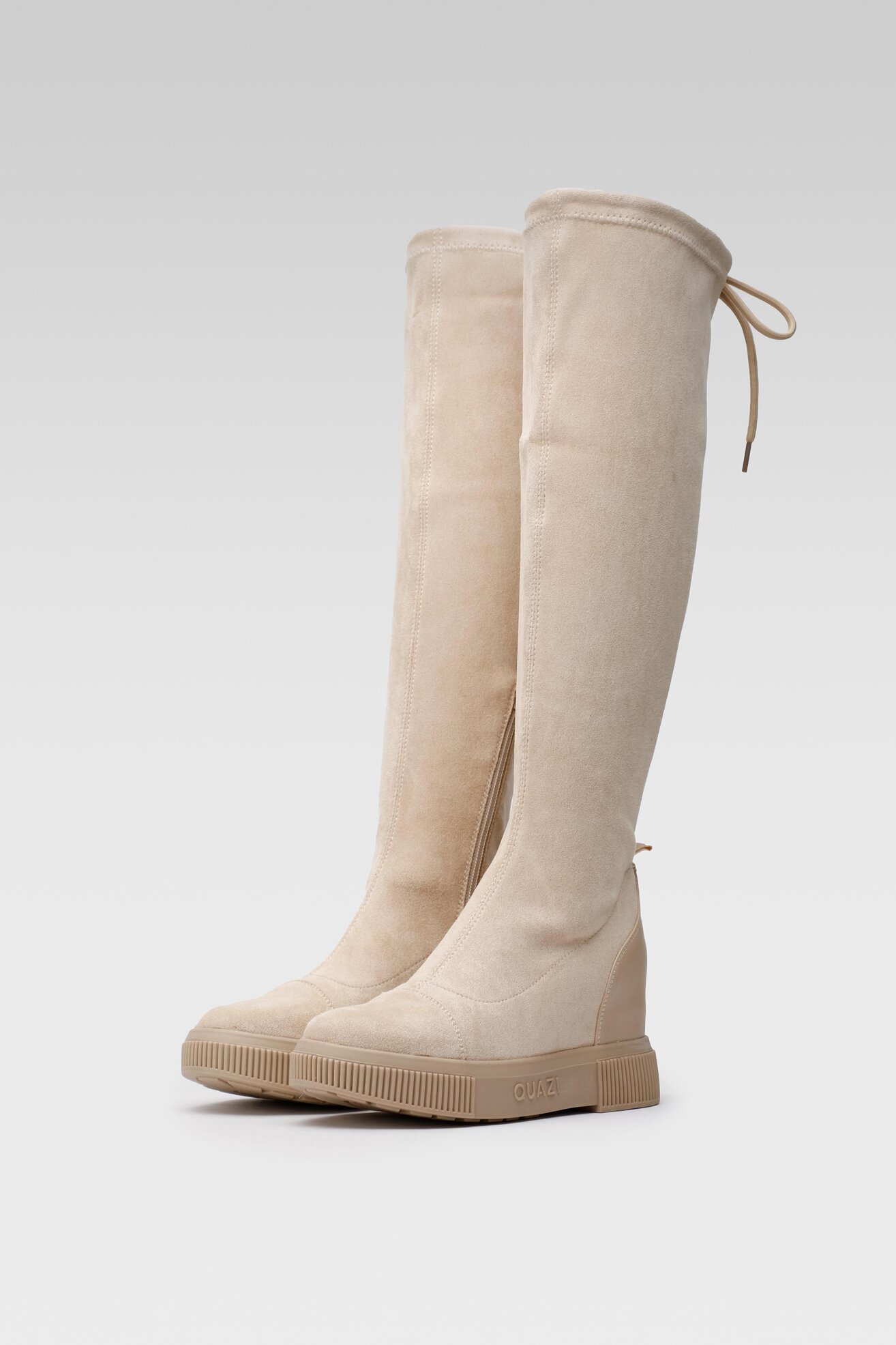 Kozaki Quazi NATTALIE-02 Beżowy