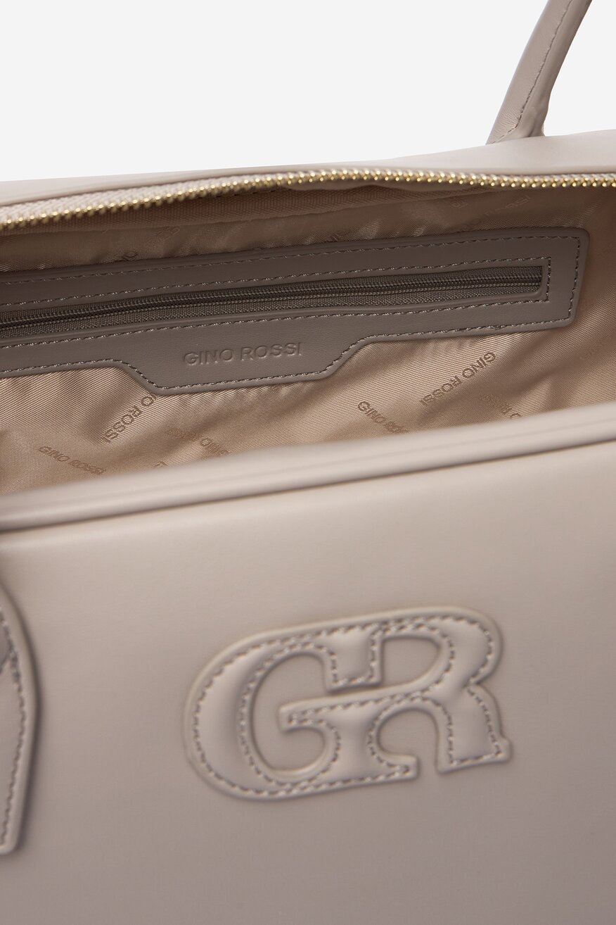 Дамска чанта Gino Rossi СВЕТЛОСИВ - 5906751623589
