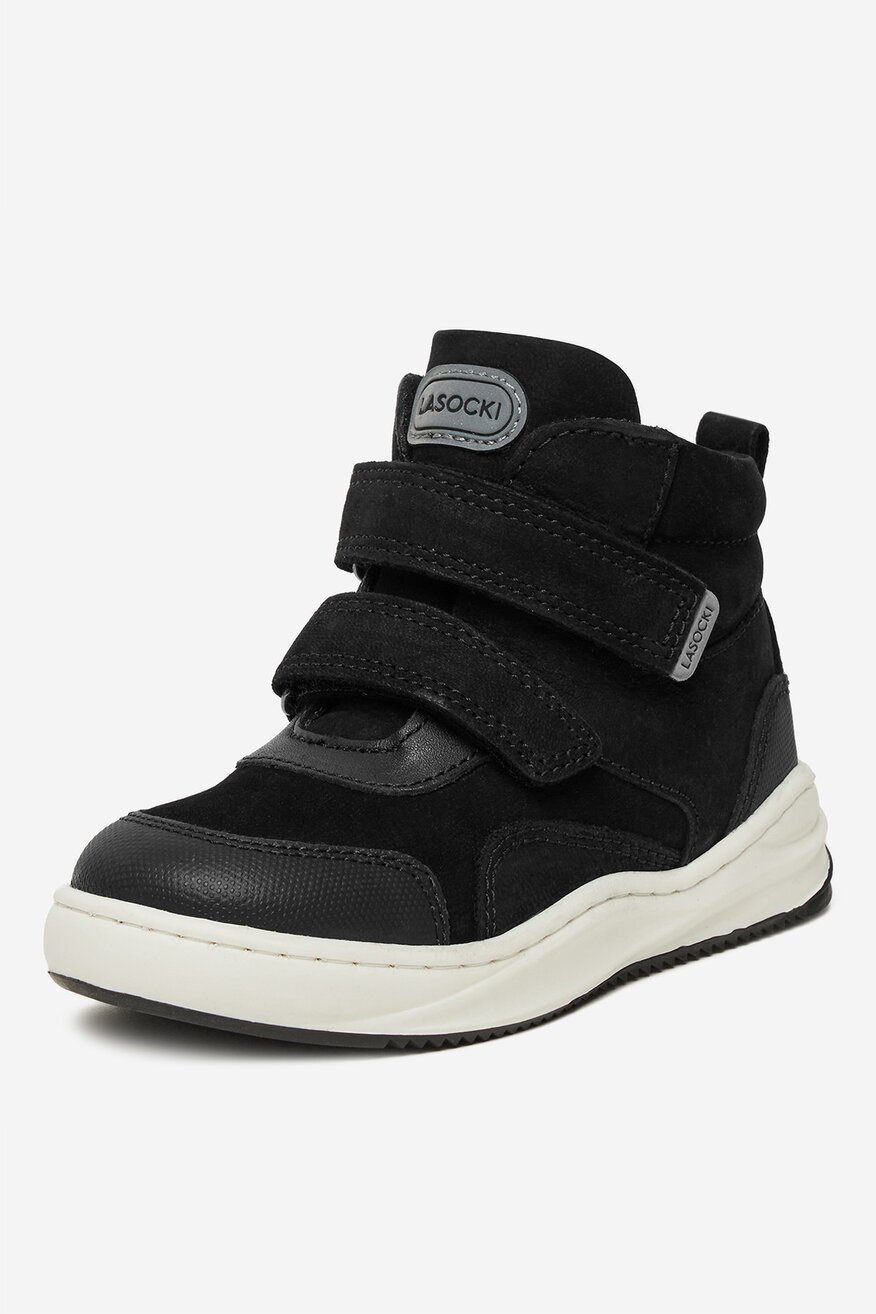 Šněrovací vyšší obuv Lasocki Kids ČERNÁ - 5906751200049