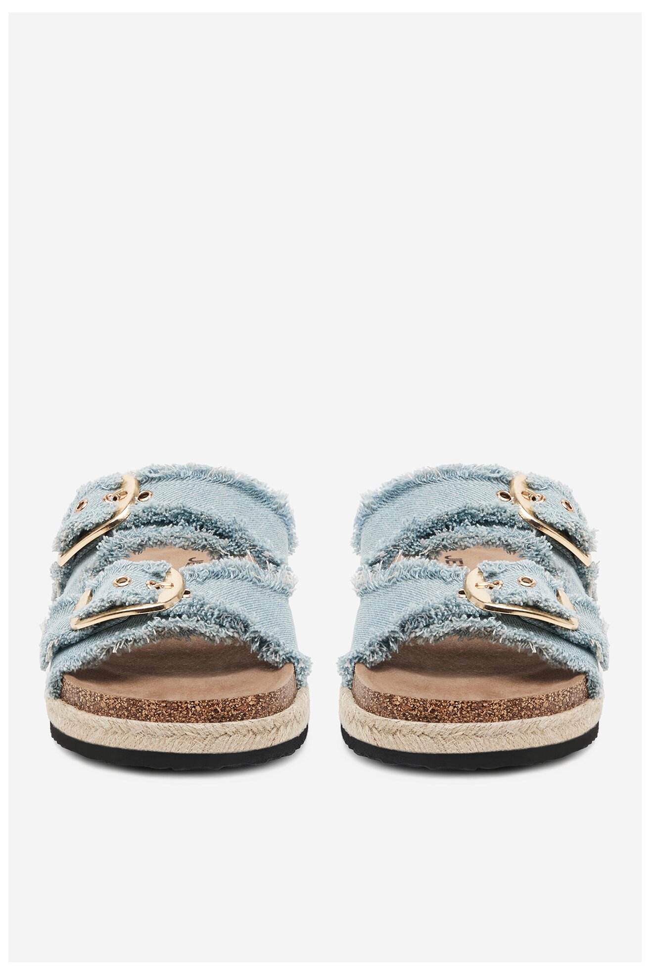 Klapki Jenny LB-P1628 Jeansowy jasny