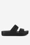 Șlapi pentru bazin Crocs BAYA PLATFORM SANDAL 208188-001 NEGRU