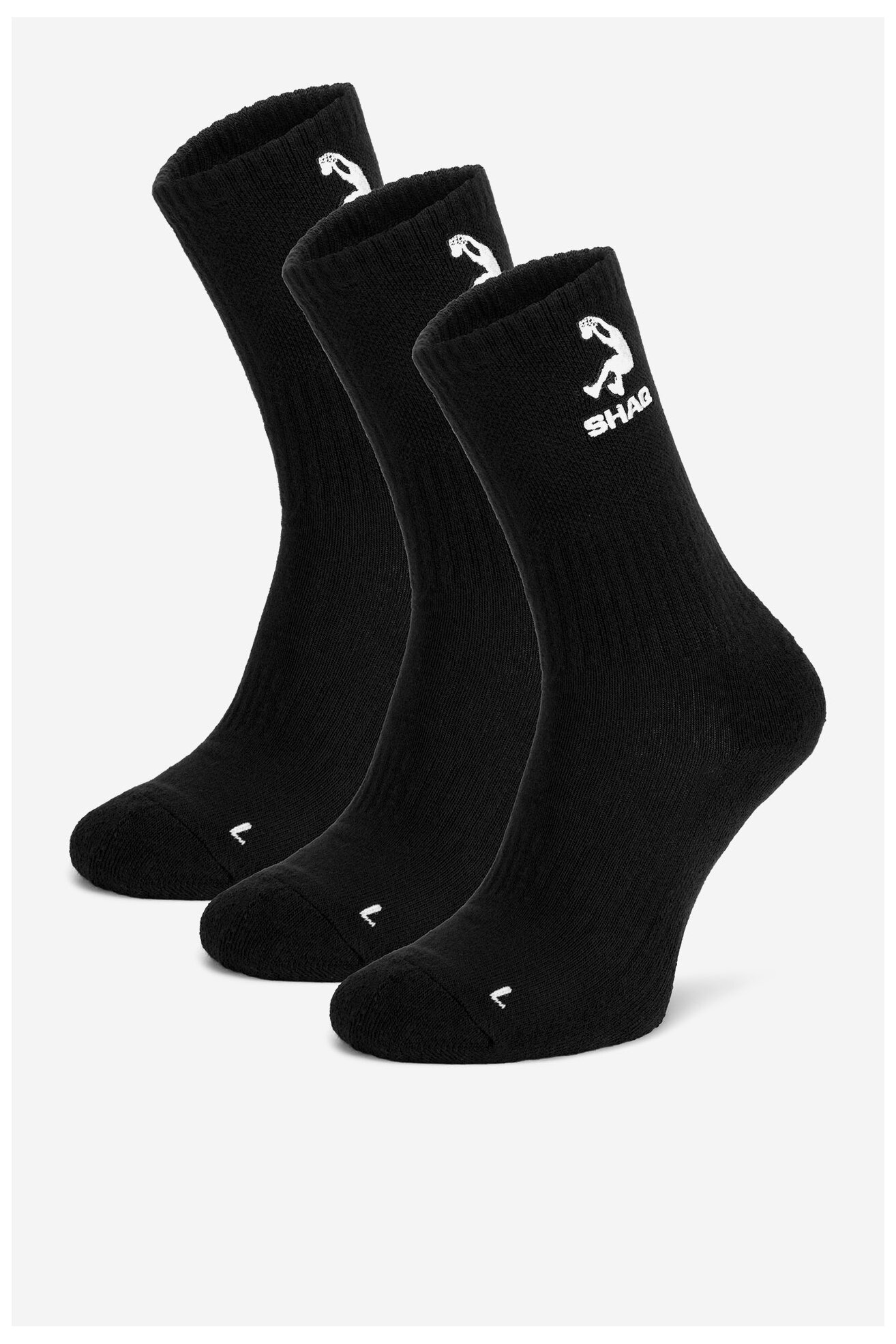 Soseste SHAQ AS_SHQ_H_001W_SS25 (3-PACK) NEGRU