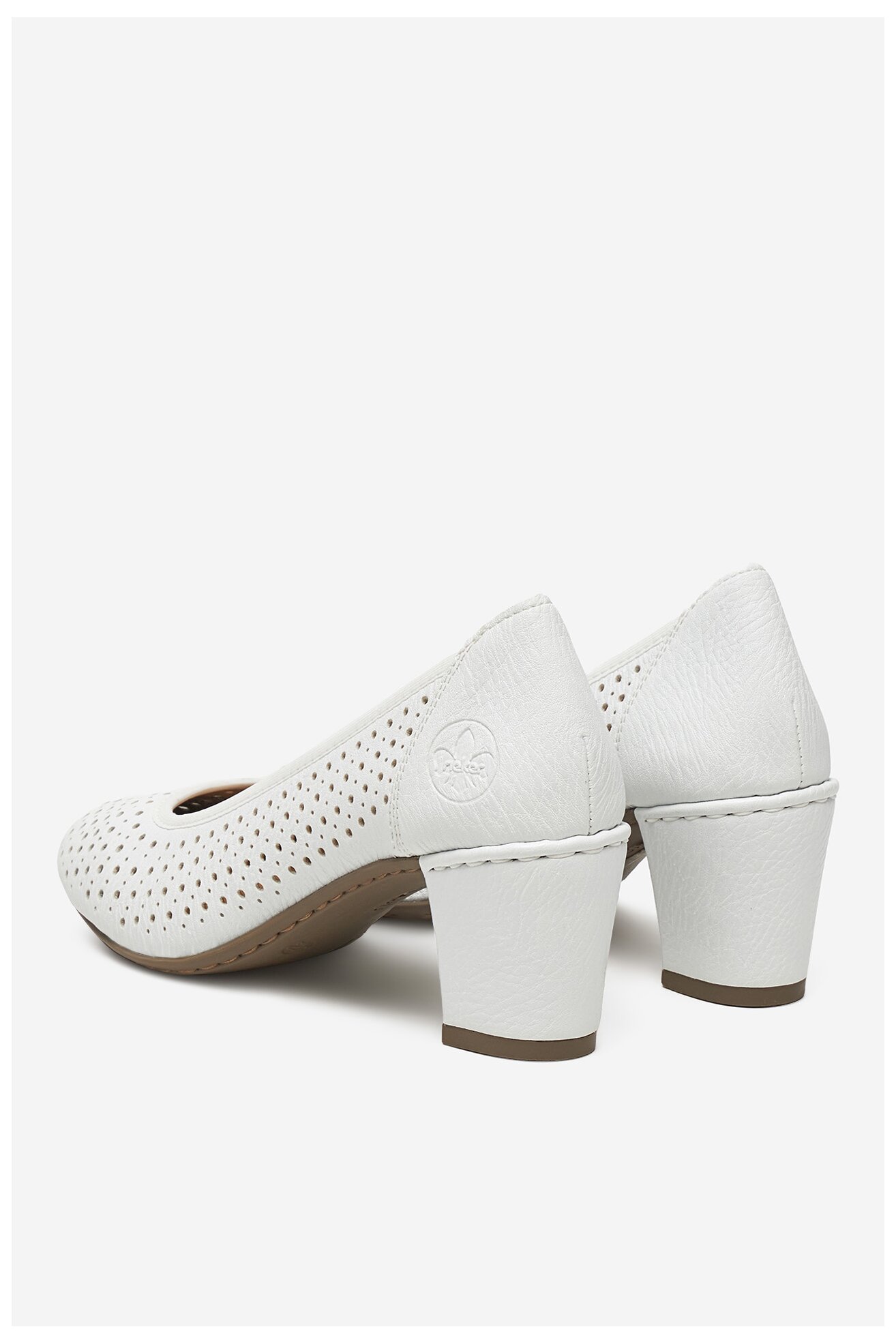 Елегантни обувки Rieker CEO-41057-80 БЯЛ