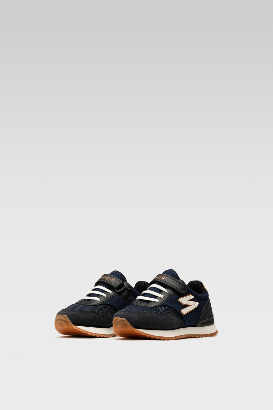 Sprandi - Obuwie sportowe granatowe na rzep - 5903698939964