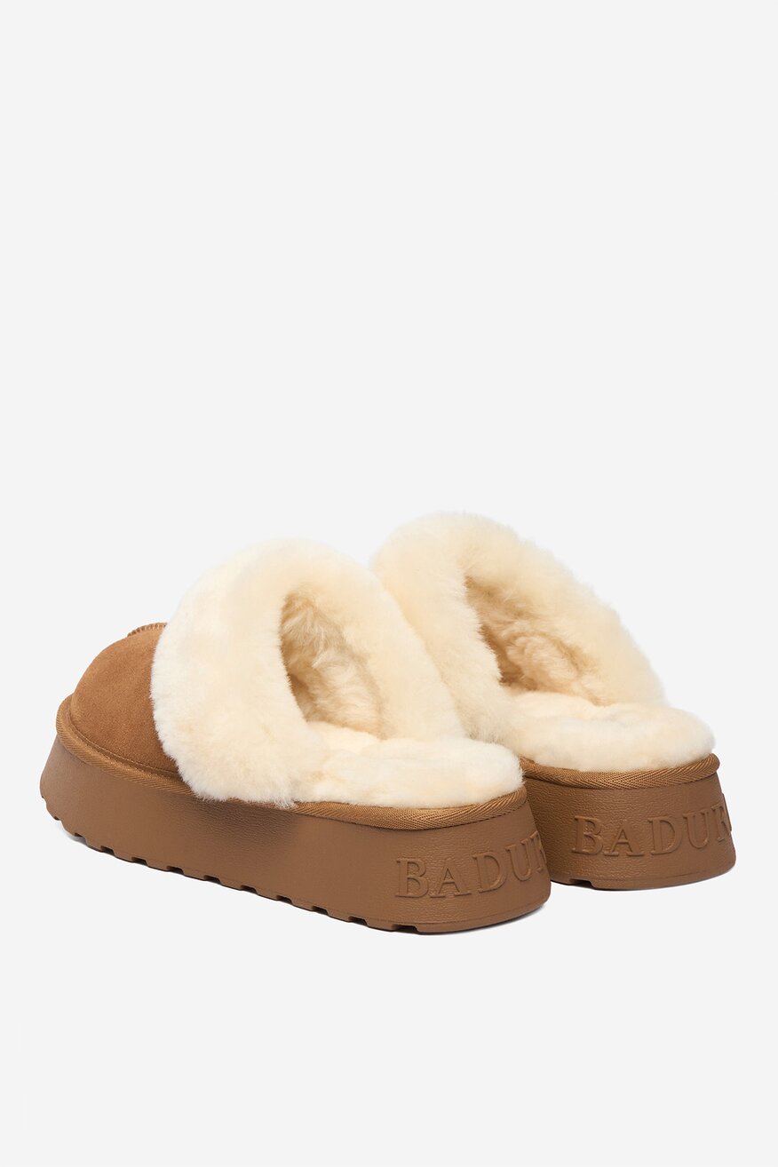 Badura - Mule zamszowe - 5906751276433