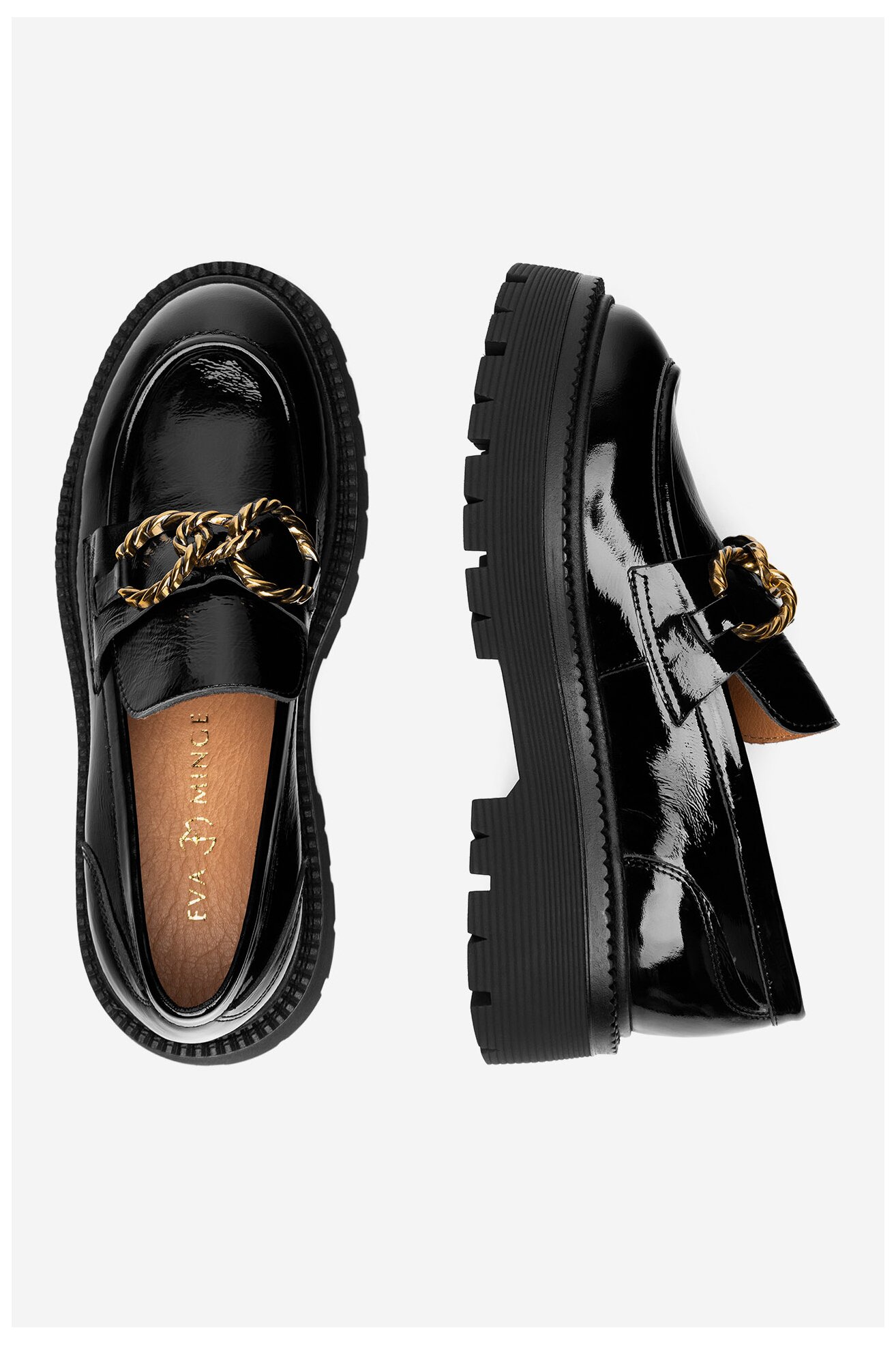 Mokasyn EVA MINGE BASMA-3473 Czarny