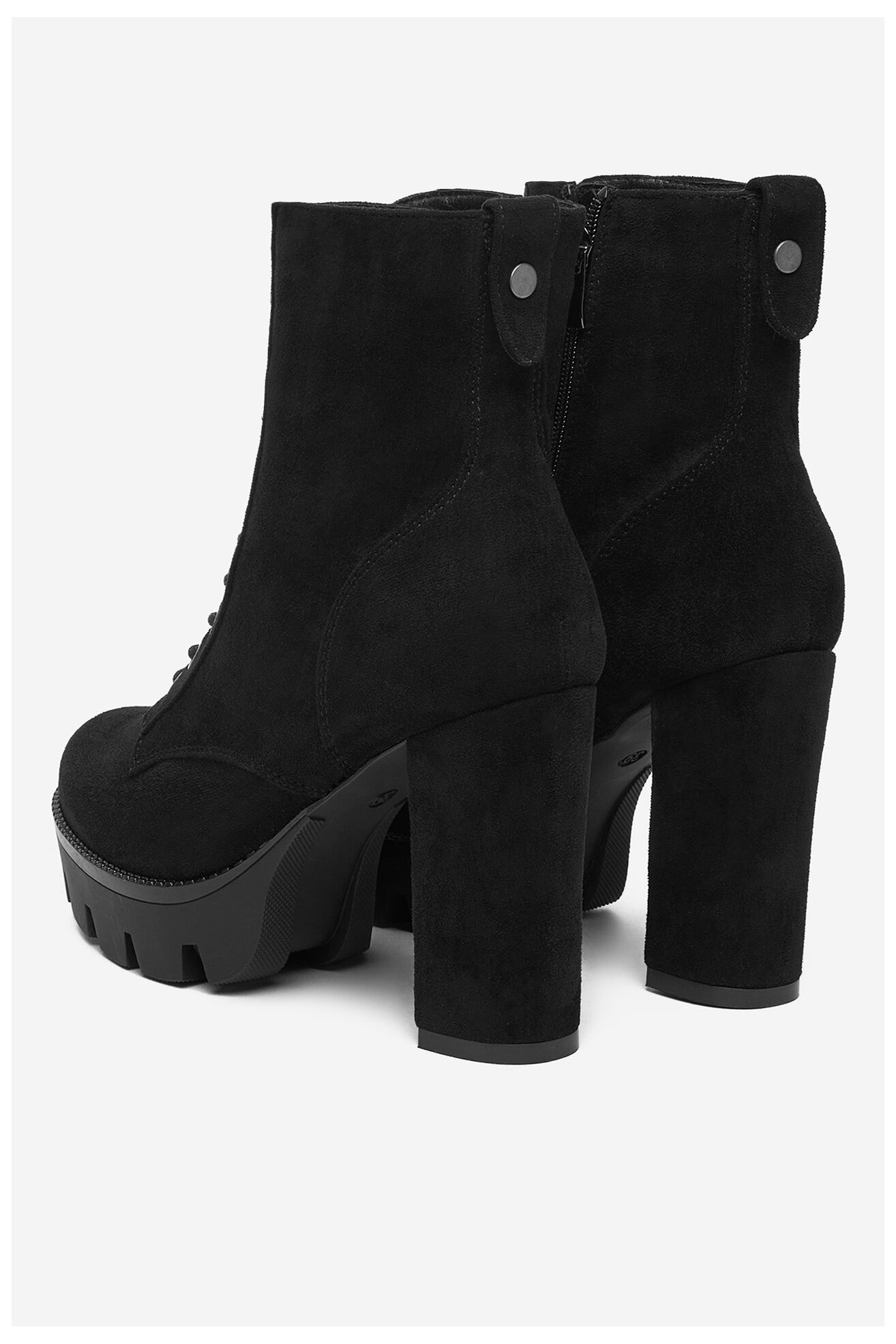 Trzewiki DeeZee 23756-4-BLACK SU Czarny