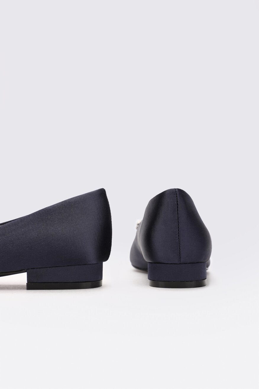 
                Jenny Fairy - Baleriny w szpic granatowe - 5903698216805