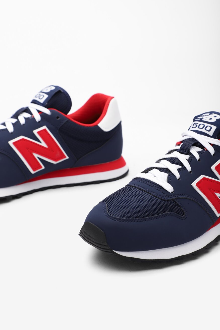 New Balance - Obuwie sportowe granatowe sznurowane - 5903698163055