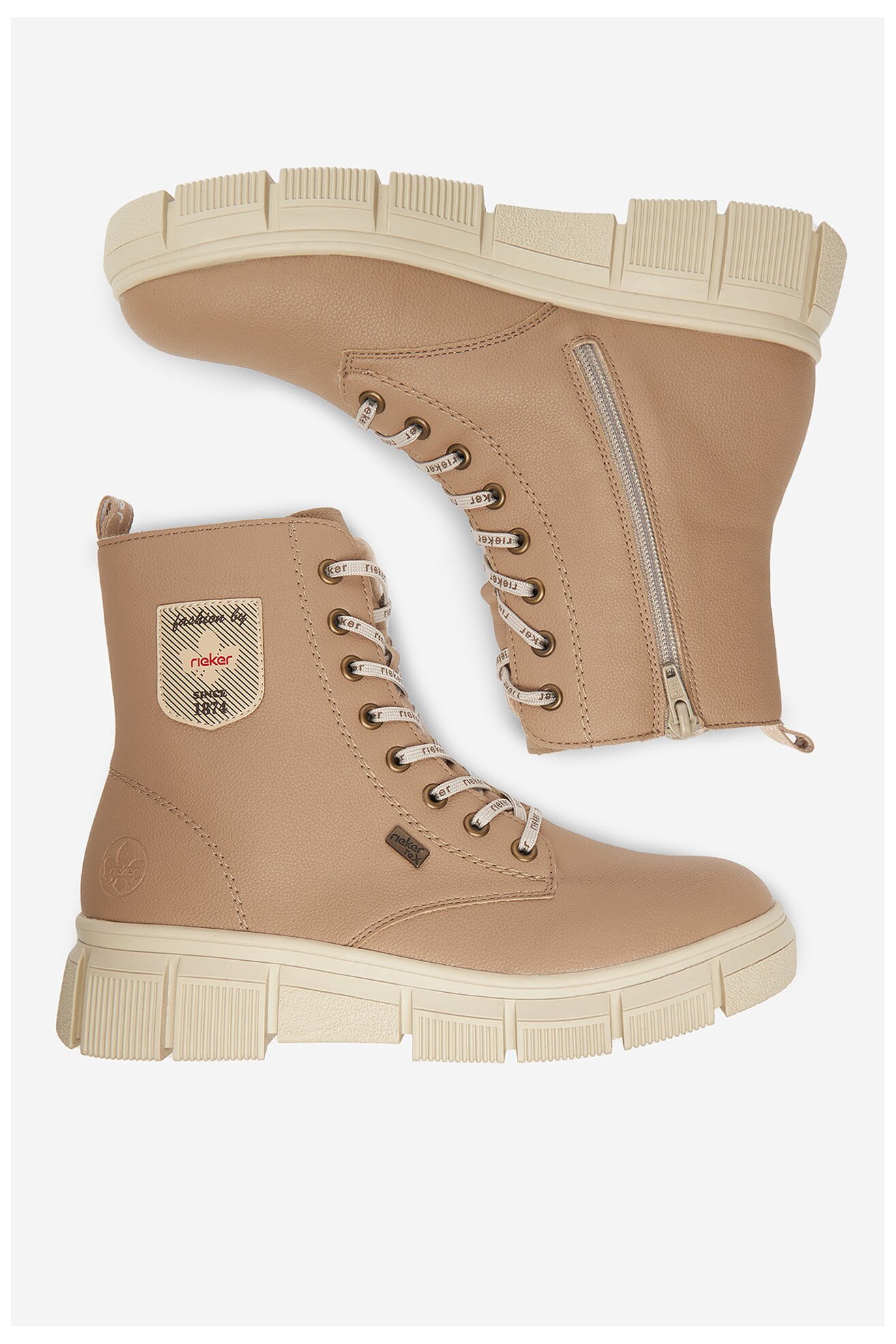 Trzewiki Rieker CEO-X3410-20 Beżowy
