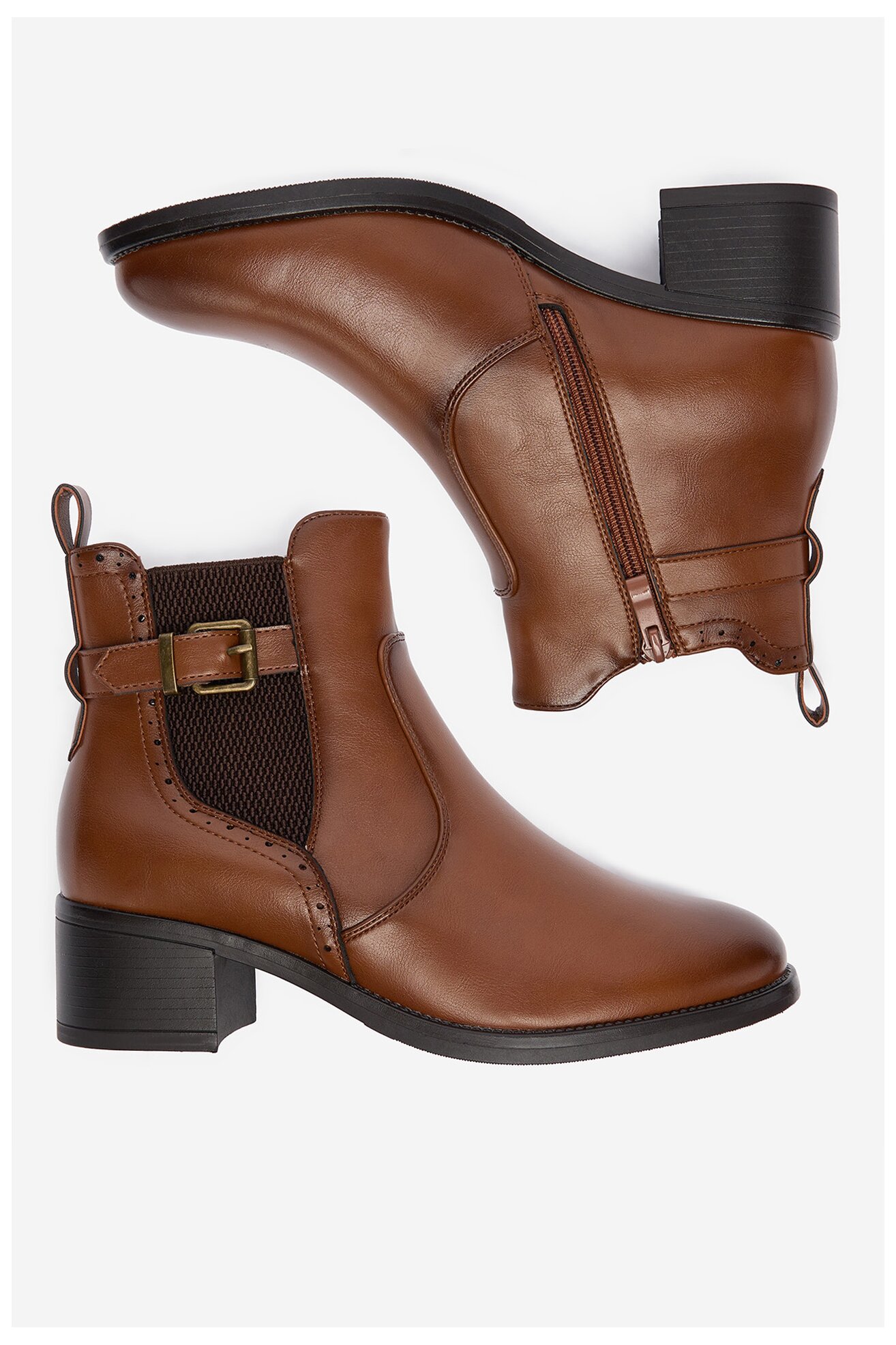 Kotníková obuv Clara Barson CEO-RE21E838-27 HNĚDÁ