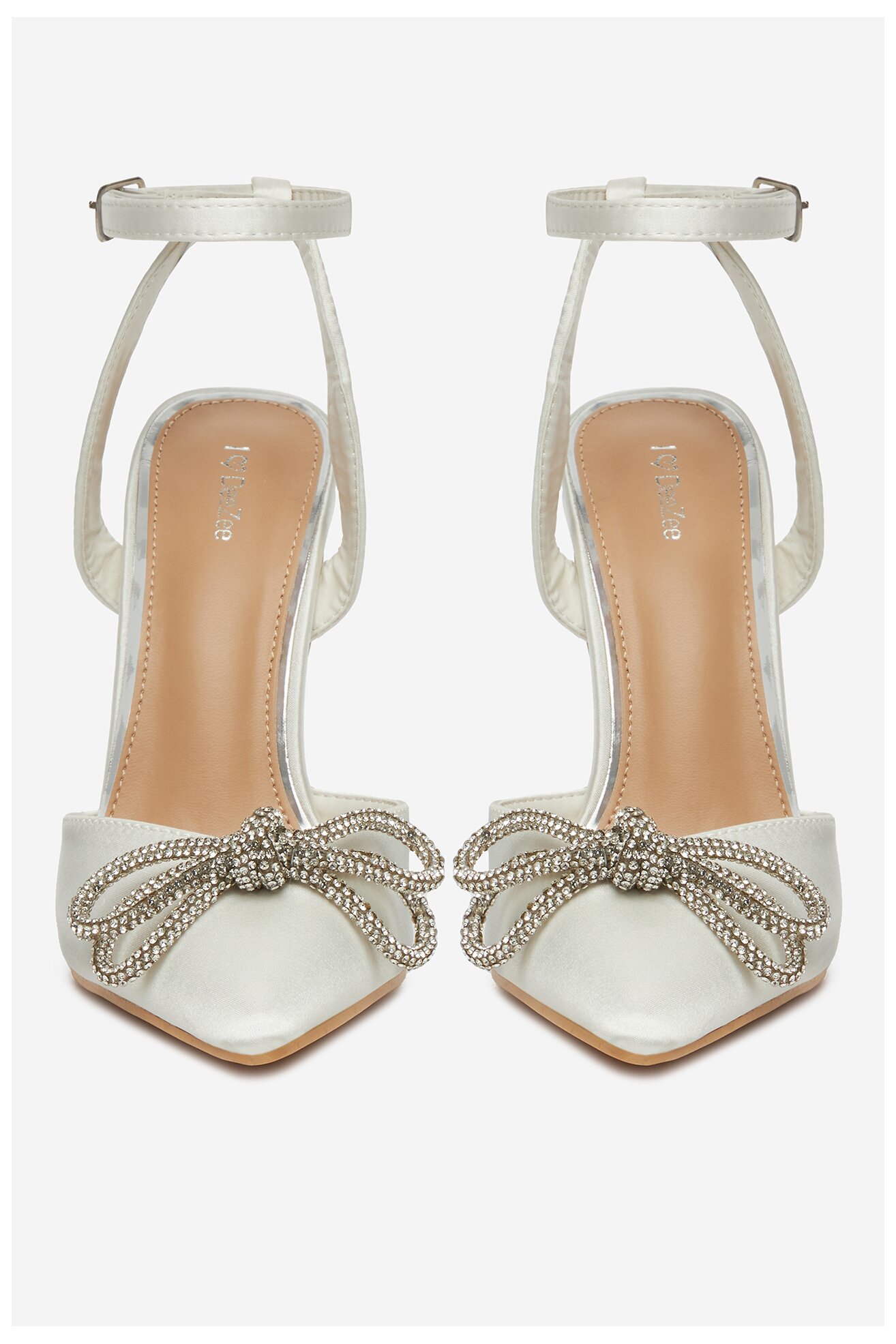 Pantofi cu toc DeeZee F92831-8 ALB