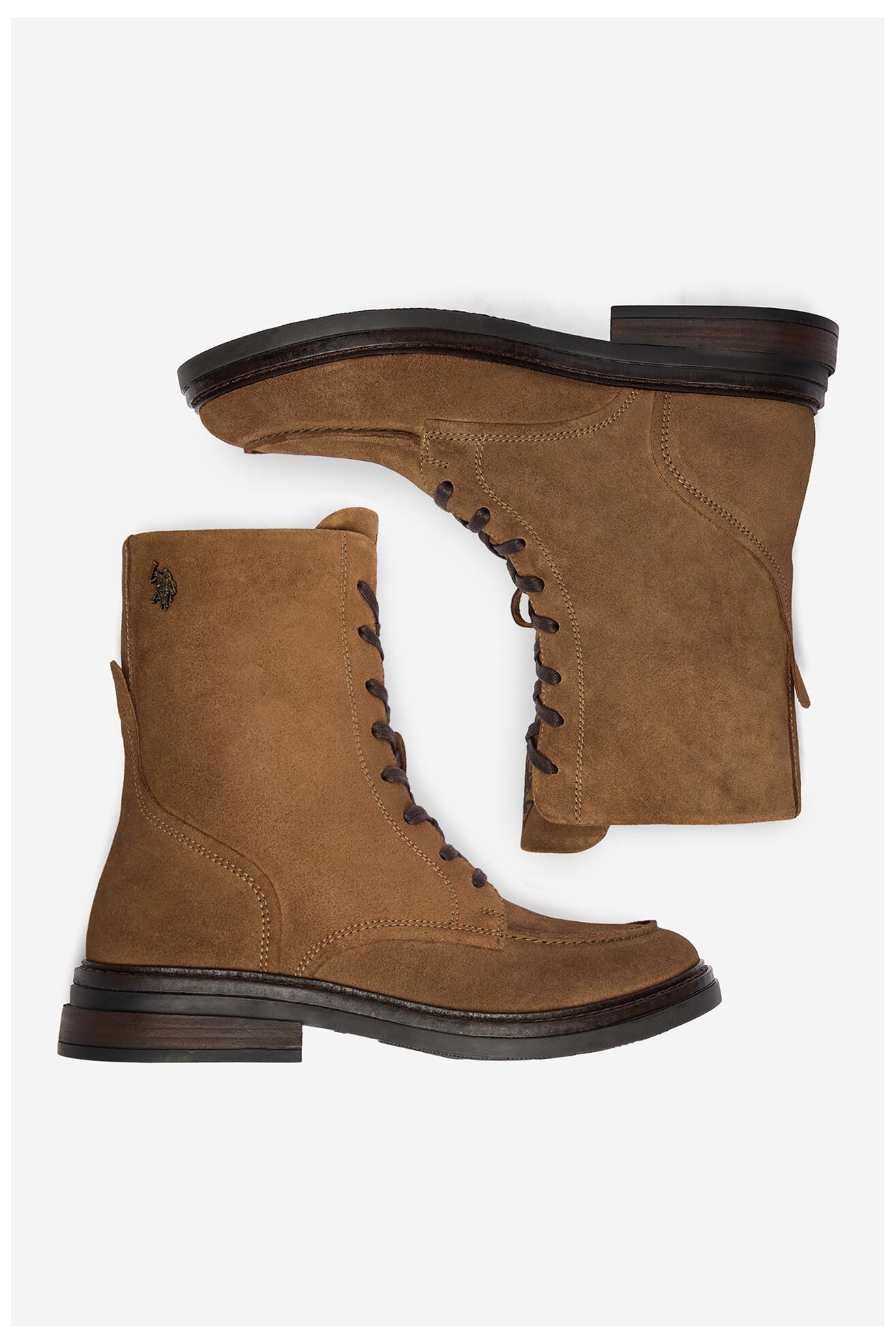 Trzewiki U.S. POLO ASSN. CEO-MARIKA001W/EL1 Camel