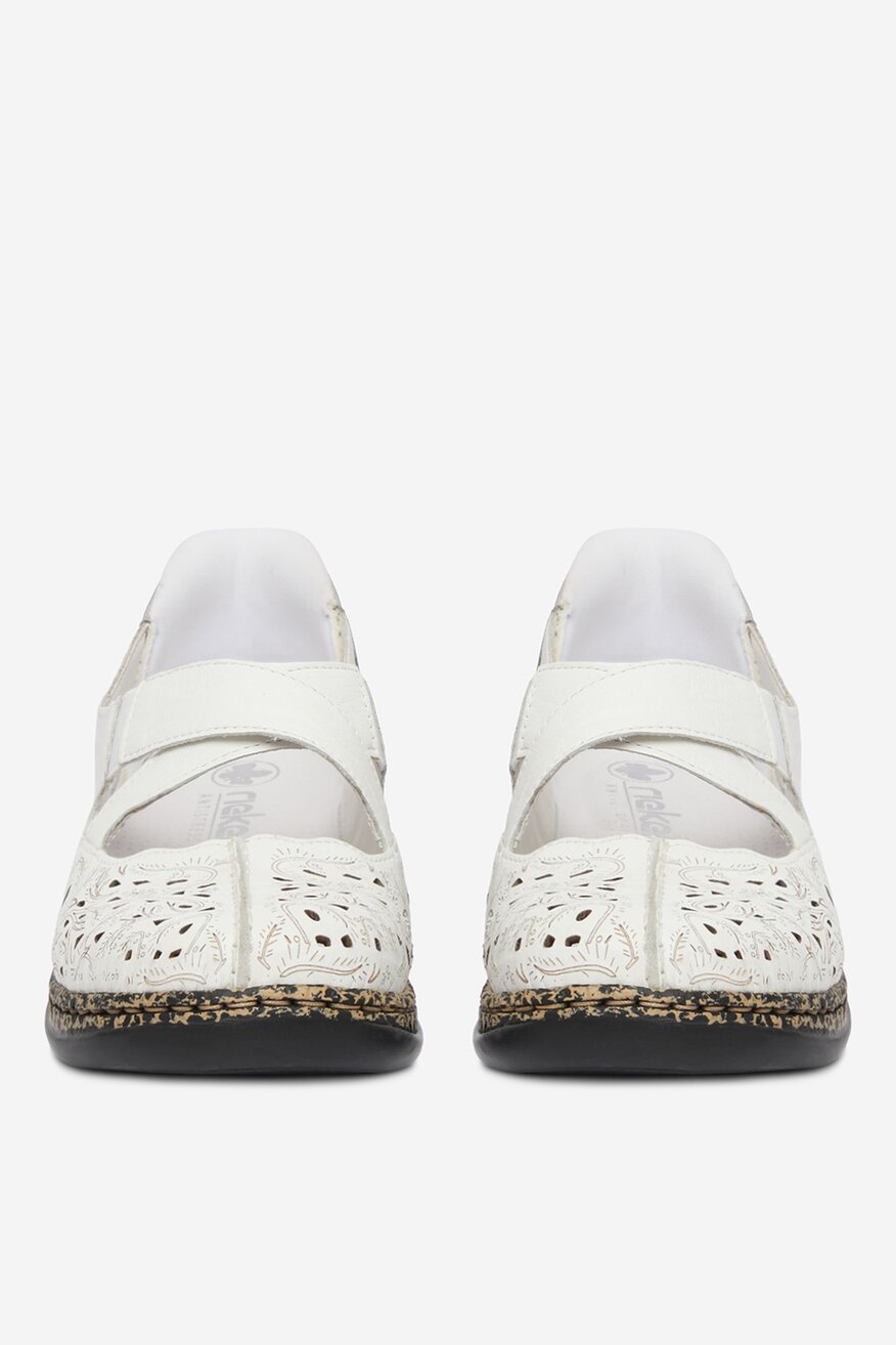 
                Половинки обувки Rieker БЯЛ - 5906751830536