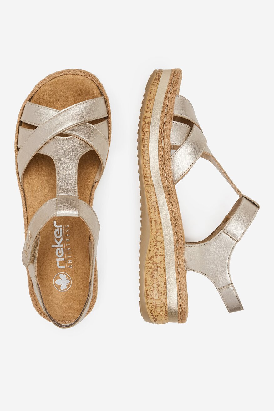 Rieker - Sandały skórzane - 5906751837320