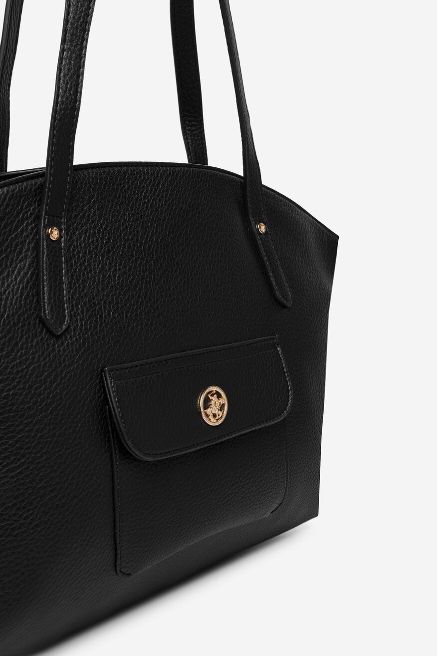 
                Дамска чанта Beverly Hills Polo Club ЧЕРЕН - 5906751599457