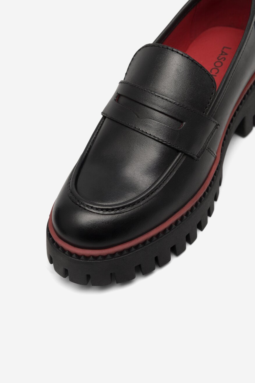 
                Lasocki - Mokasyny skórzane - 5904862949116