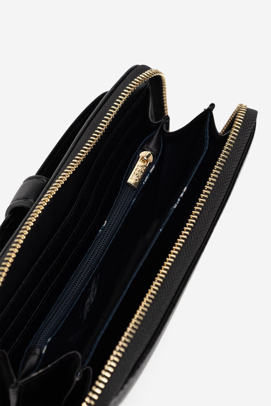 
                Дамски портфейл U.S. POLO ASSN. ЧЕРЕН - 5905588970897