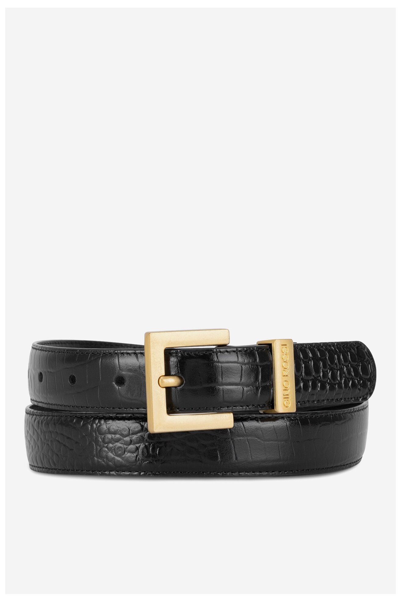 Ženski kaiš Gino Rossi BLYL24004-2-CR CRNA