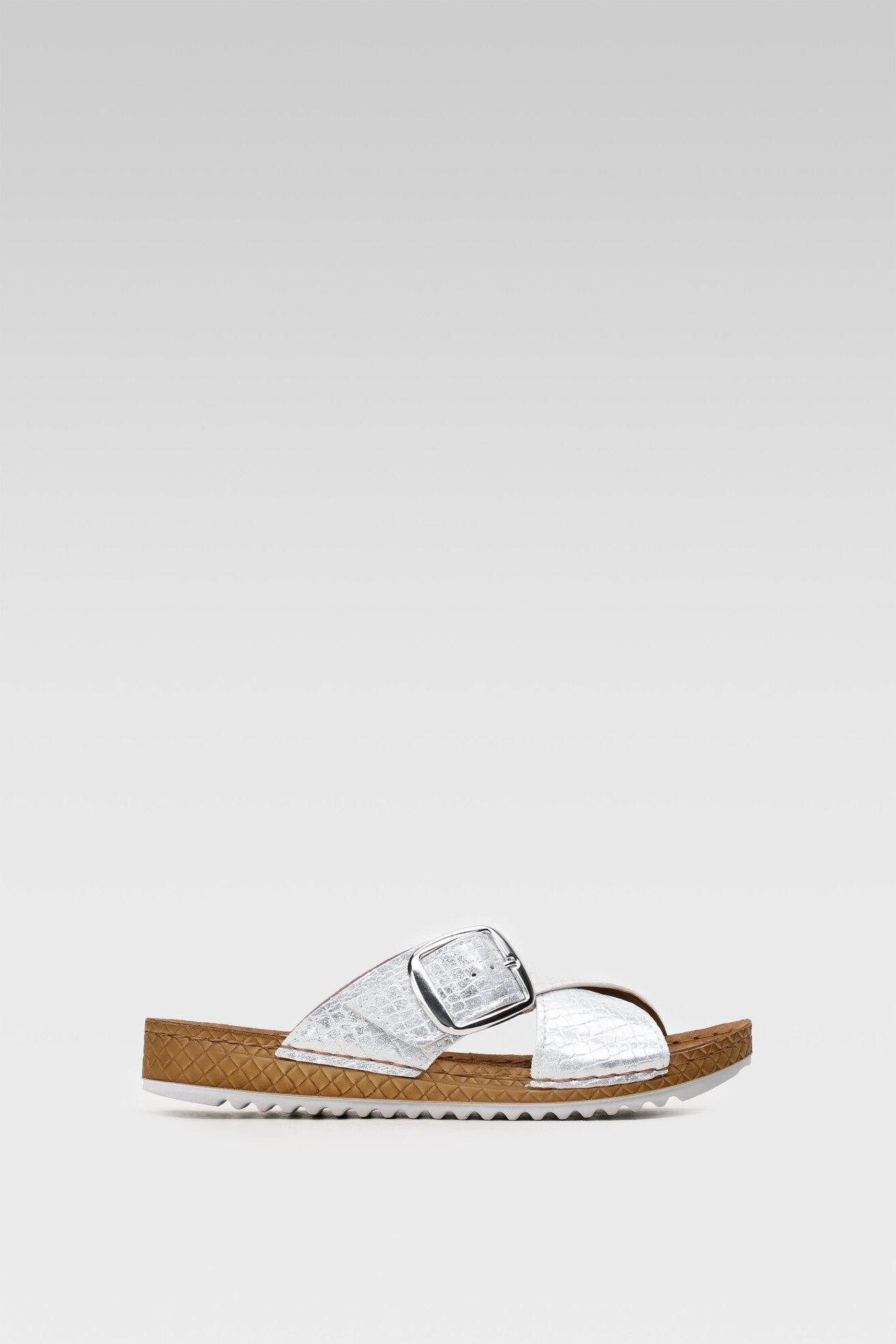 Klapki Inblu VO50B501 Srebrny